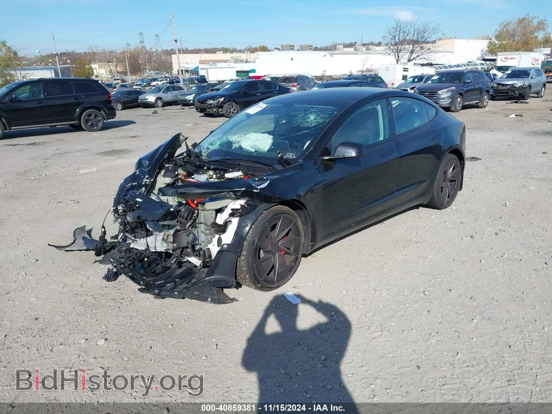 2024 TESLA MODEL 3 - VIN: 5YJ3E1ET5RF828356 - Фото 2