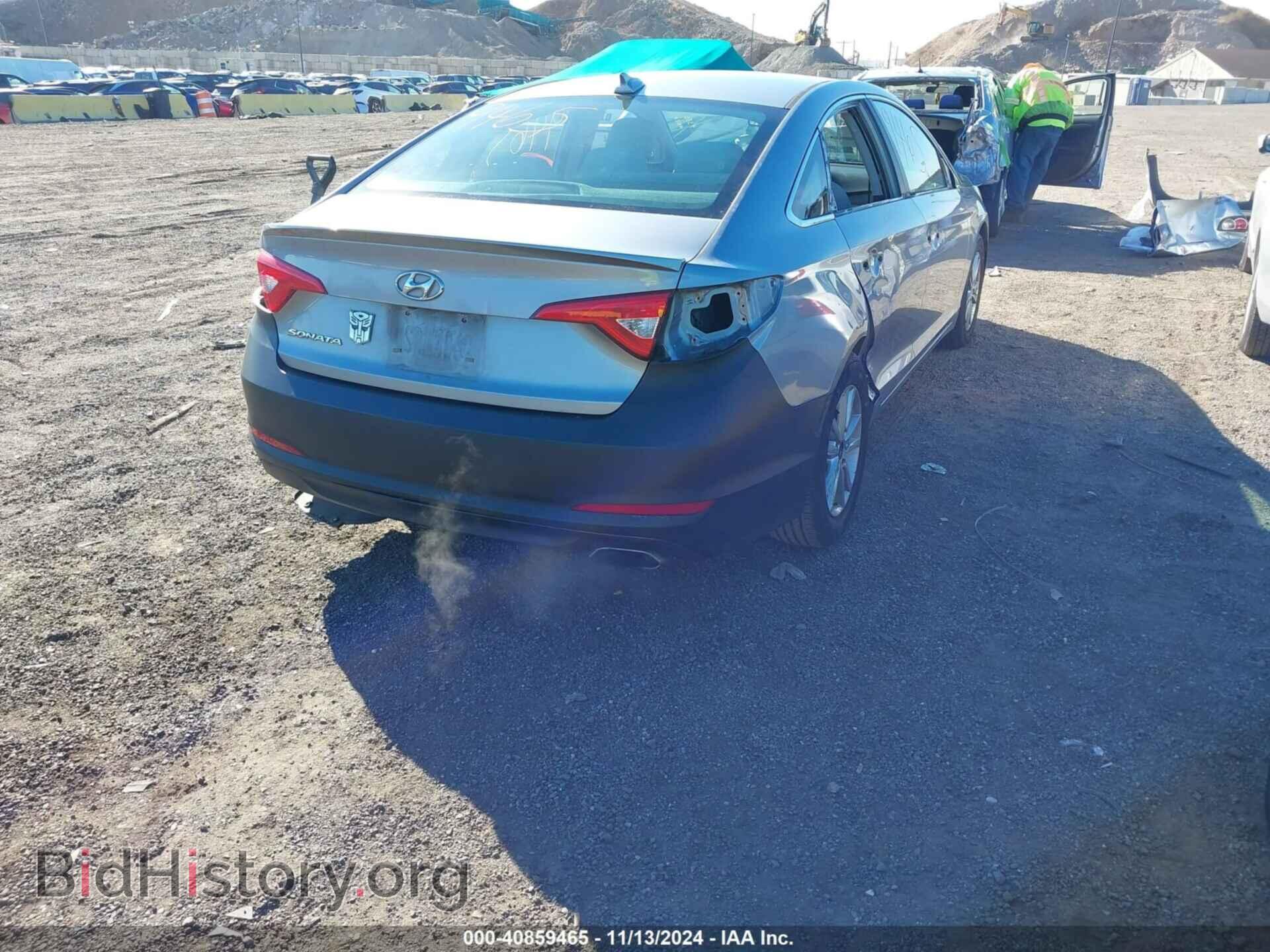 2016 HYUNDAI SONATA - VIN: 5NPE24AF9GH320991 - Фото 4