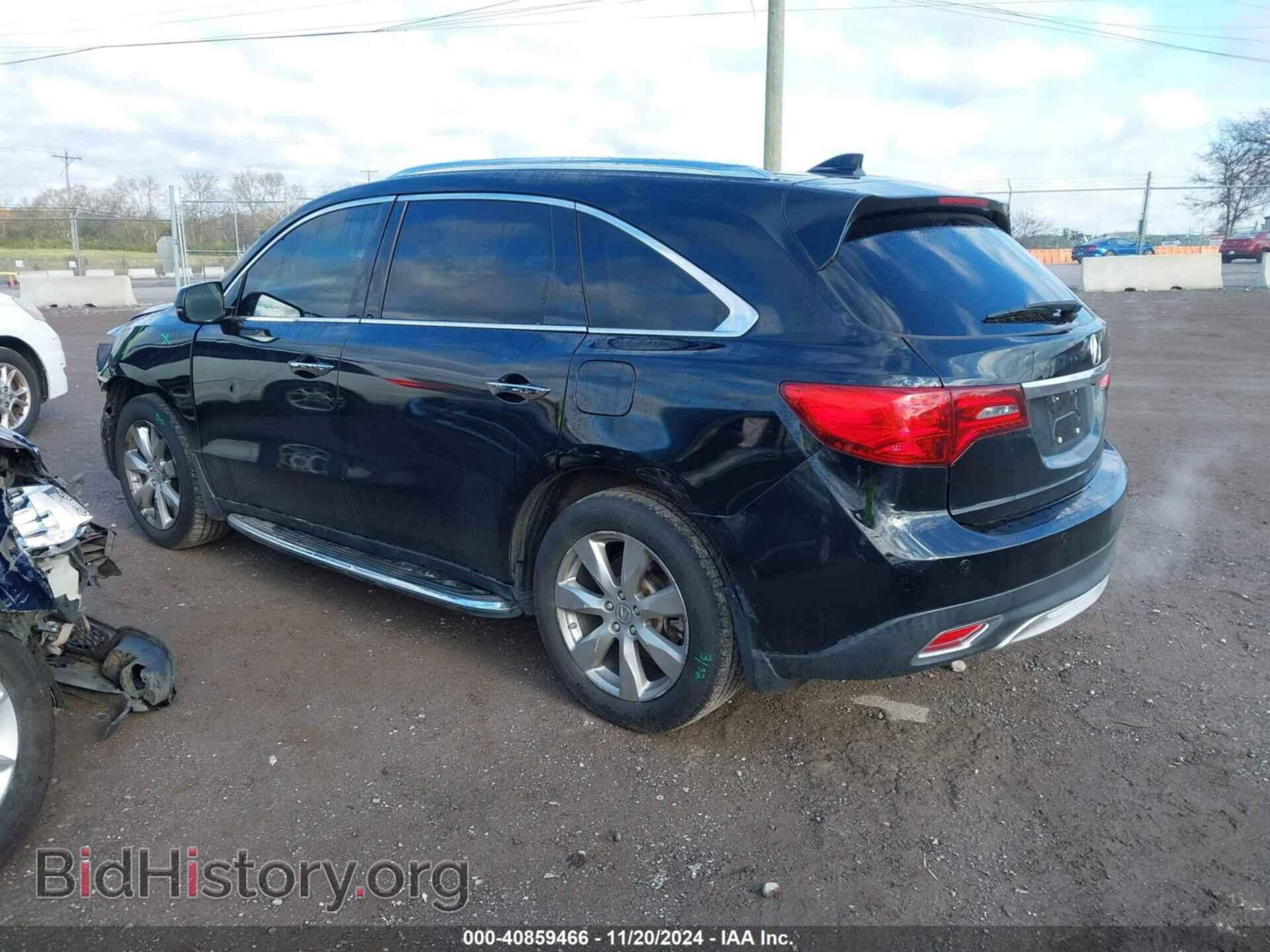 2014 ACURA MDX - VIN: 5FRYD4H85EB037562 - Фото 3