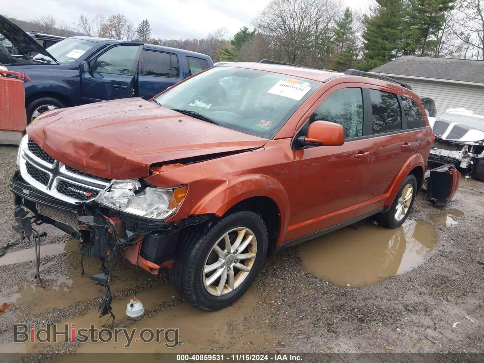 2014 DODGE JOURNEY - VIN: 3C4PDCBB9ET140920 - Фото 2