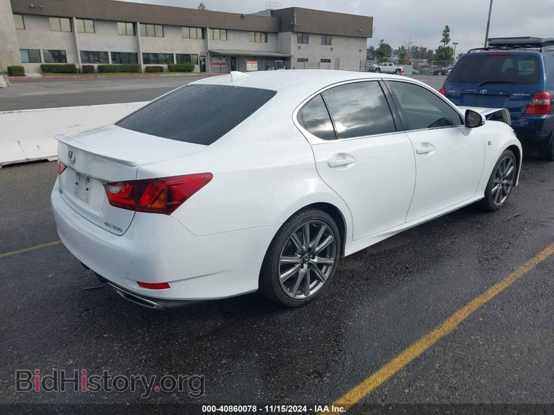 2015 LEXUS GS - VIN: JTHBE1BL7FA007889 - Фото 4