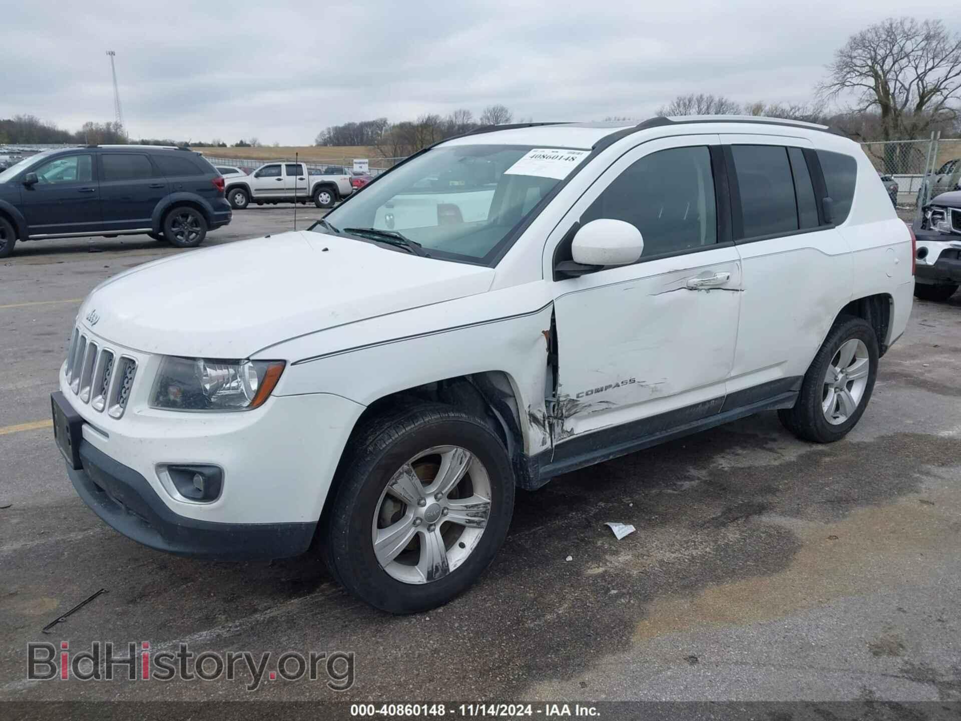 2015 JEEP COMPASS - VIN: 1C4NJDEB5FD143418 - Фото 2