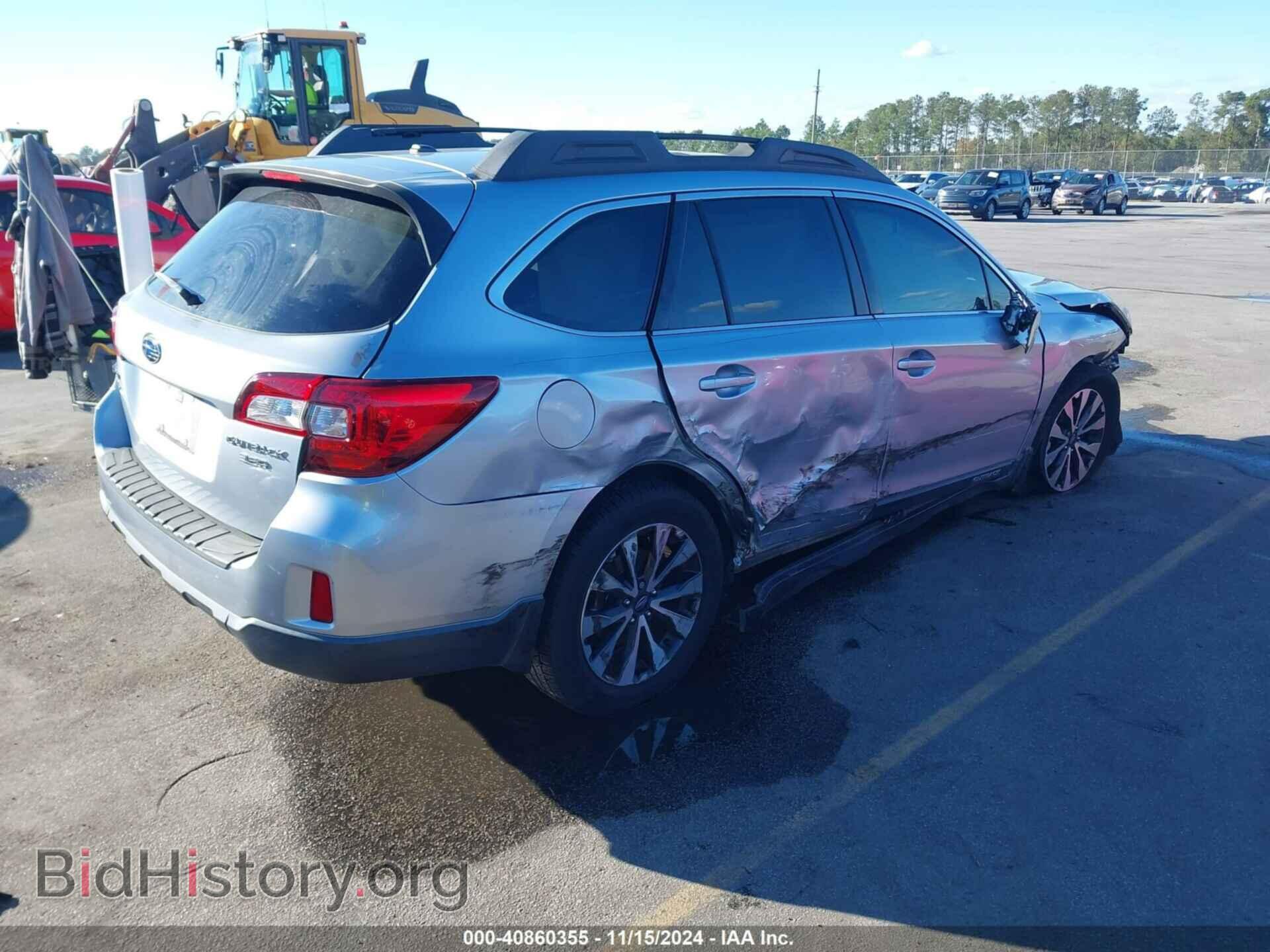 2015 SUBARU OUTBACK - VIN: 4S4BSENC3F3294113 - Фото 4