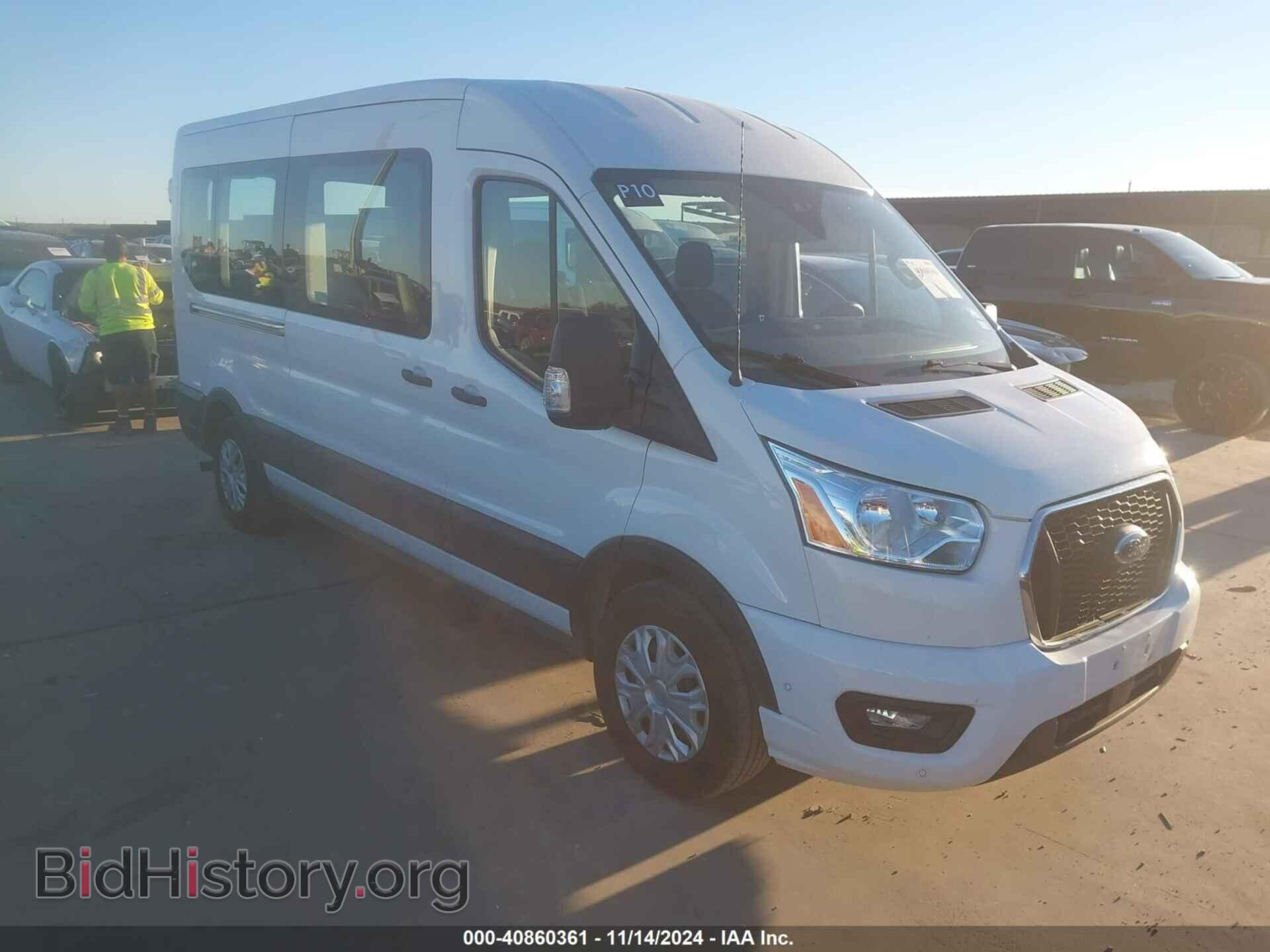 Photo 1FBAX2C83MKA13367 - FORD TRANSIT-350 PASSENGER VAN 2021