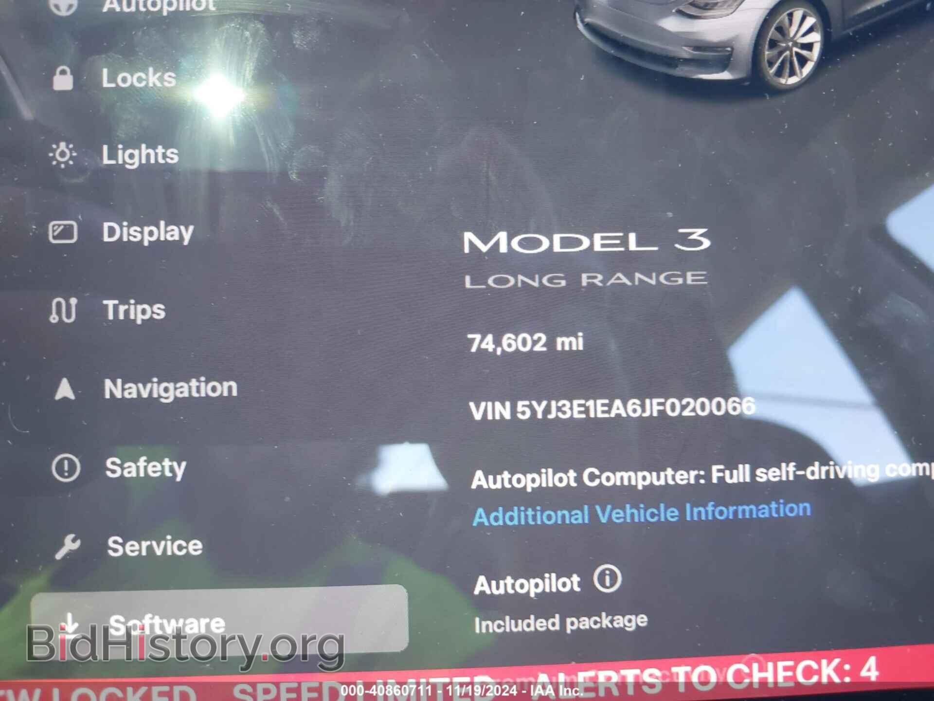 2018 TESLA MODEL 3 - VIN: 5YJ3E1EA6JF020066 - Photo 7