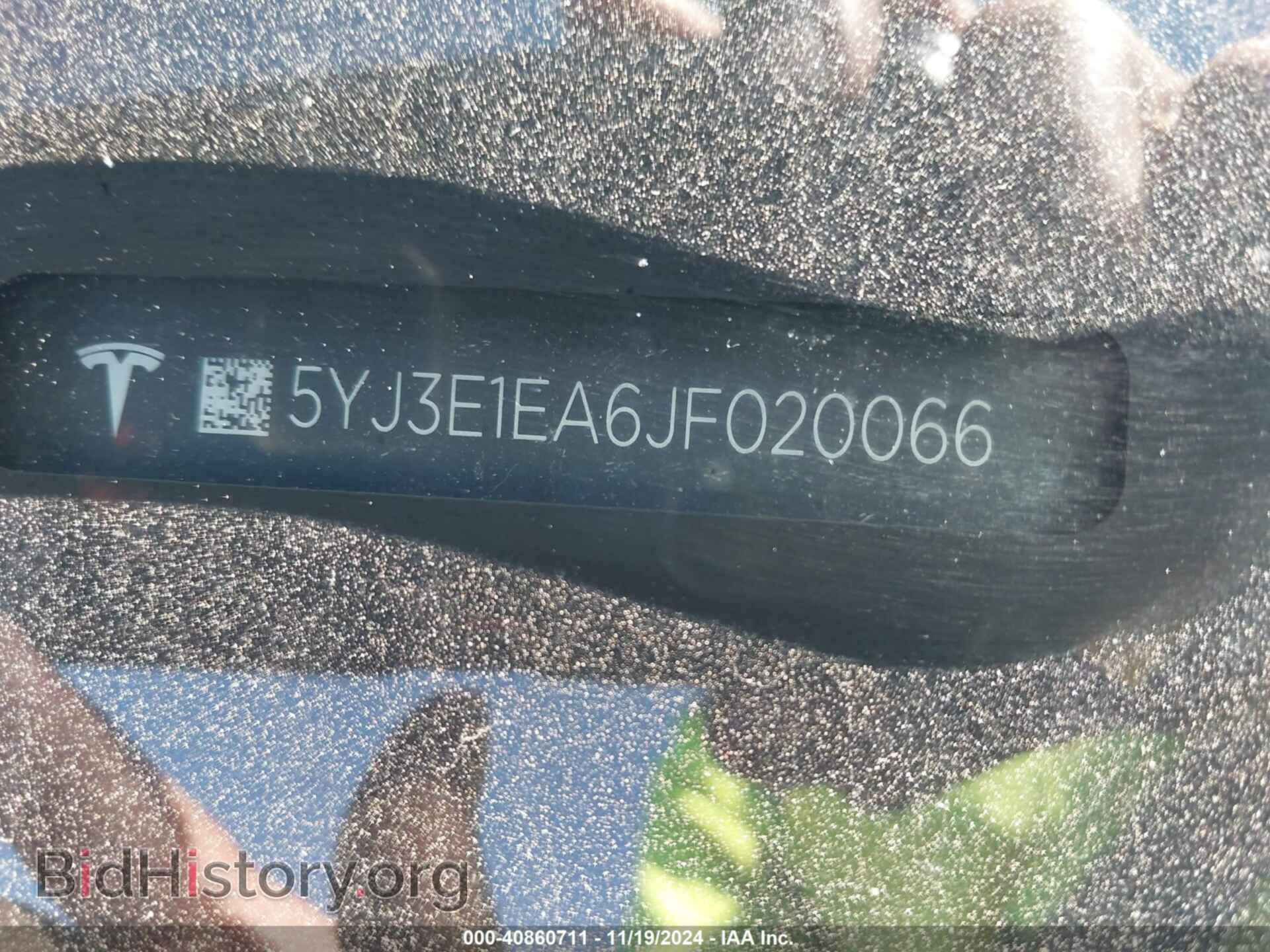 2018 TESLA MODEL 3 - VIN: 5YJ3E1EA6JF020066 - Photo 9