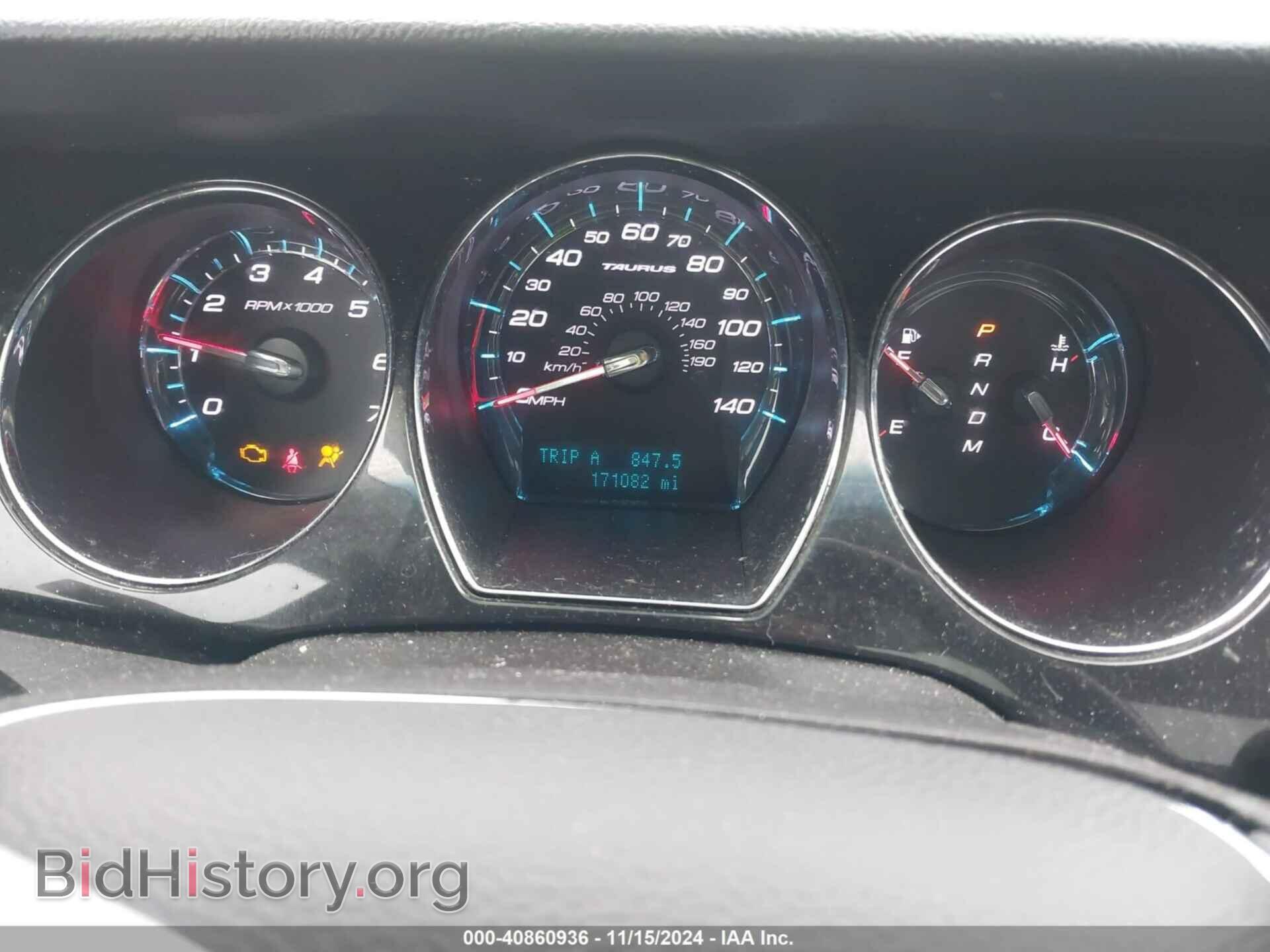 2011 FORD TAURUS - VIN: 1FAHP2FWXBG189214 - Фото 7