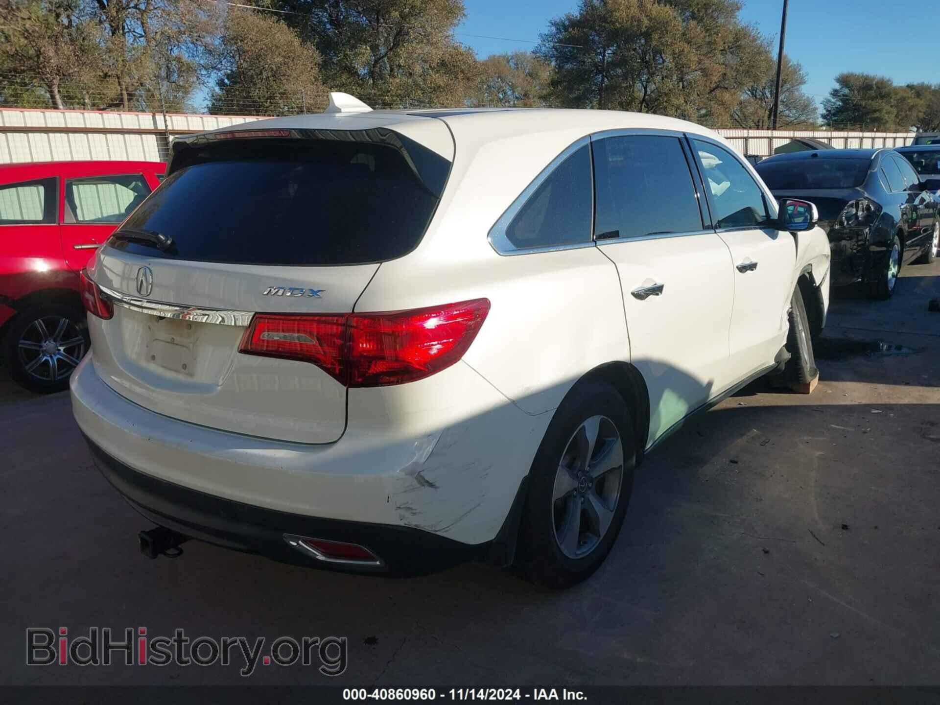 2016 ACURA MDX - VIN: 5FRYD3H29GB018604 - Фото 4