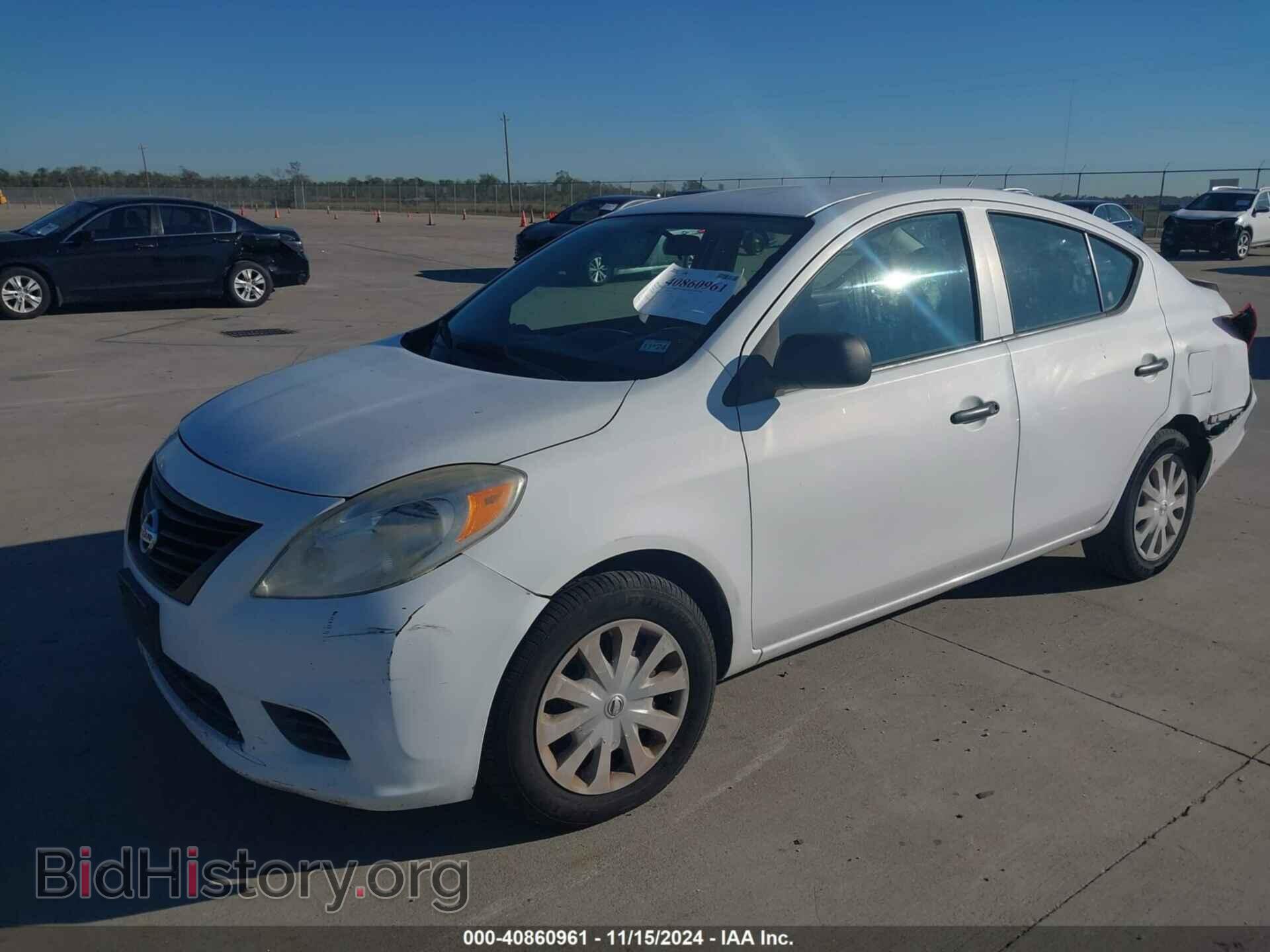 2012 NISSAN VERSA - VIN: 3N1CN7AP1CL835280 - Фото 2