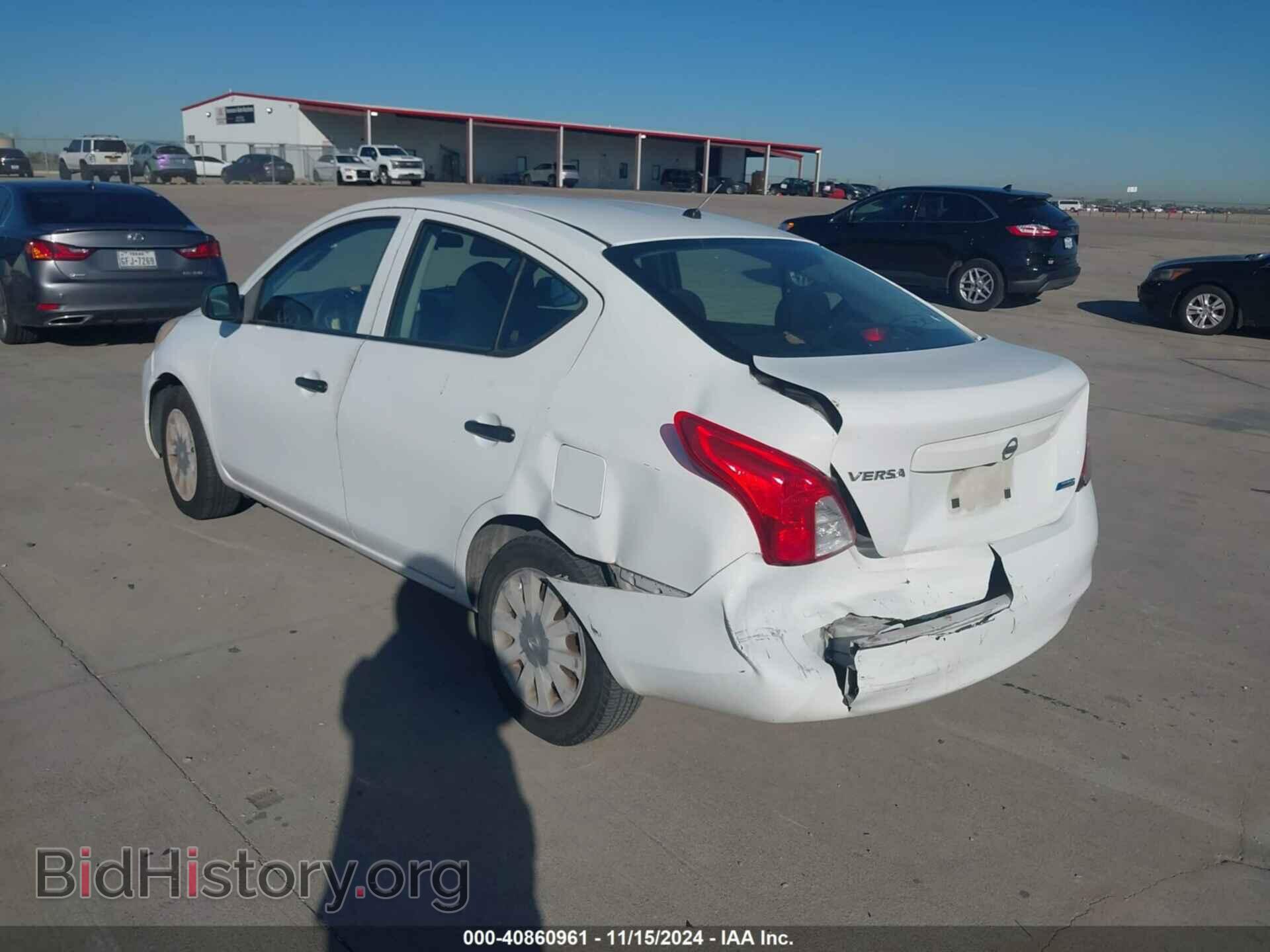 2012 NISSAN VERSA - VIN: 3N1CN7AP1CL835280 - Фото 3