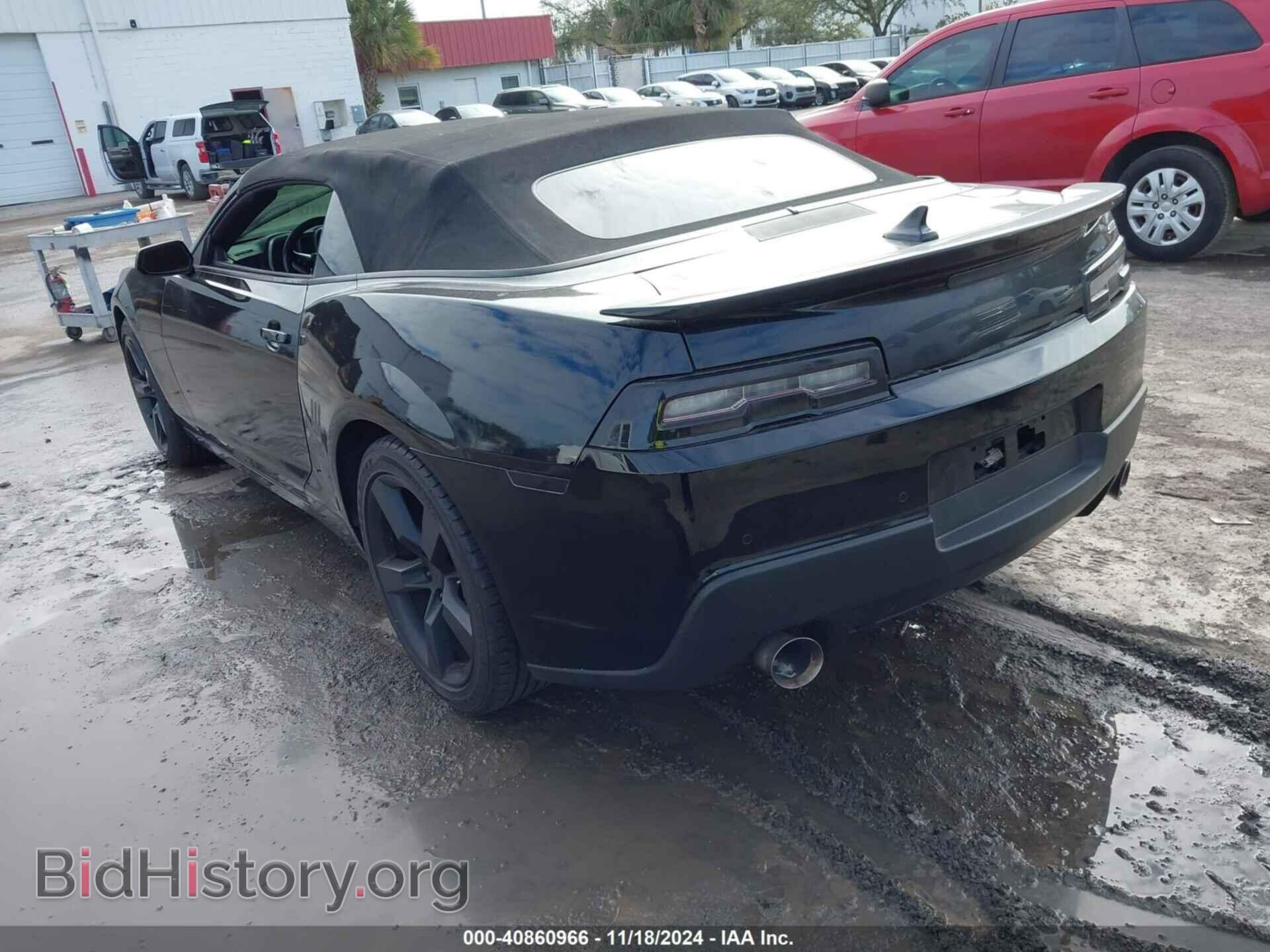 2014 CHEVROLET CAMARO - VIN: 2G1FK3DJ4E9204170 - Фото 3