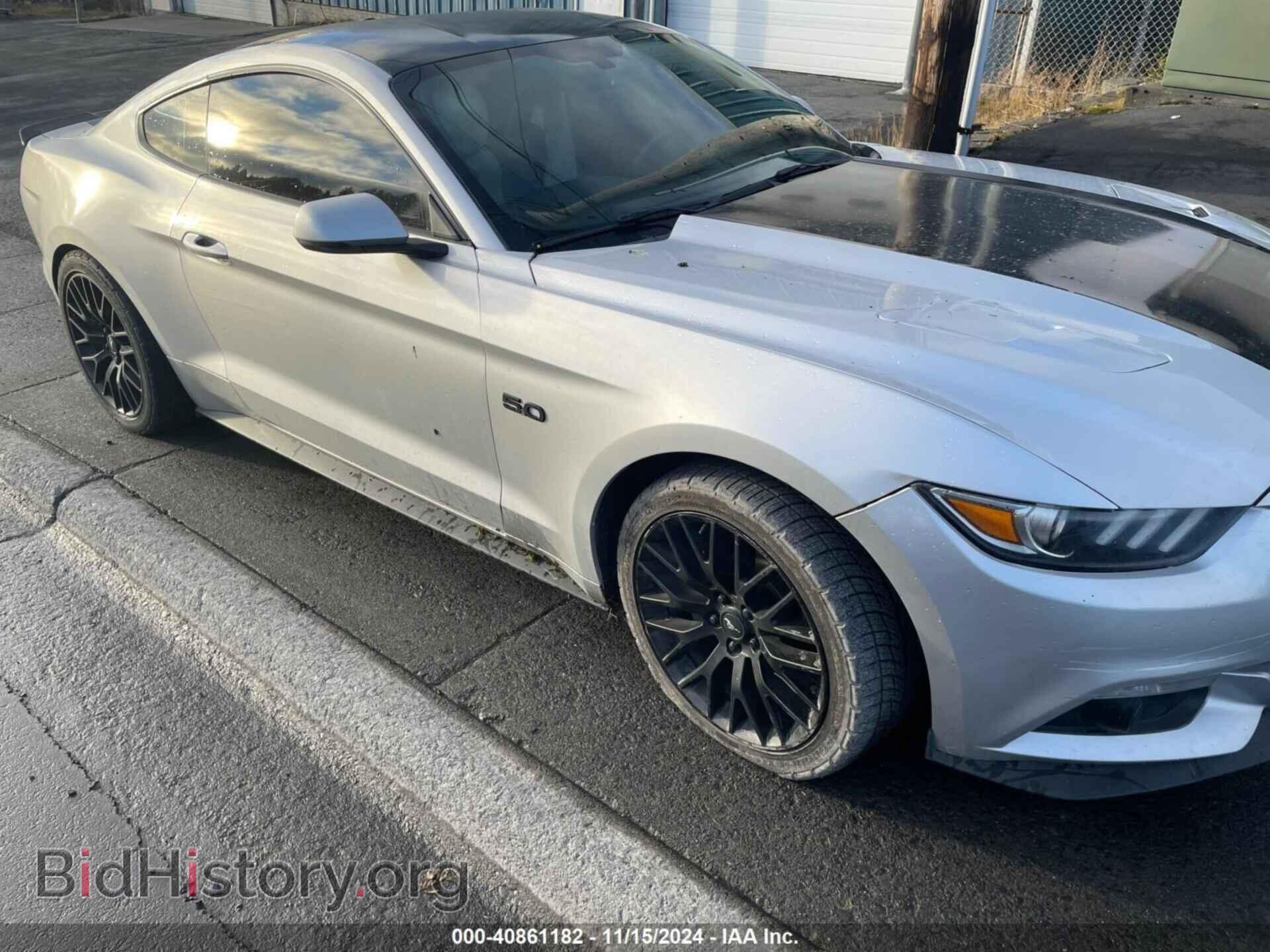 Фотография 1FA6P8CF7F5306179 - FORD MUSTANG 2015