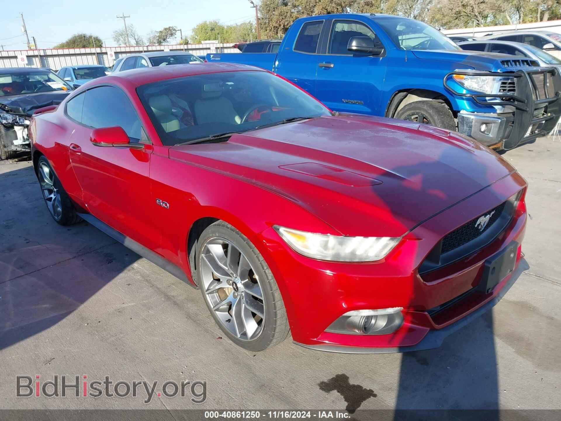 Фотография 1FA6P8CF6G5289912 - FORD MUSTANG 2016