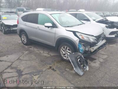 2016 Honda CR-V EX, серебристый — VIN 2HKRM4H59GH680593, IAAI