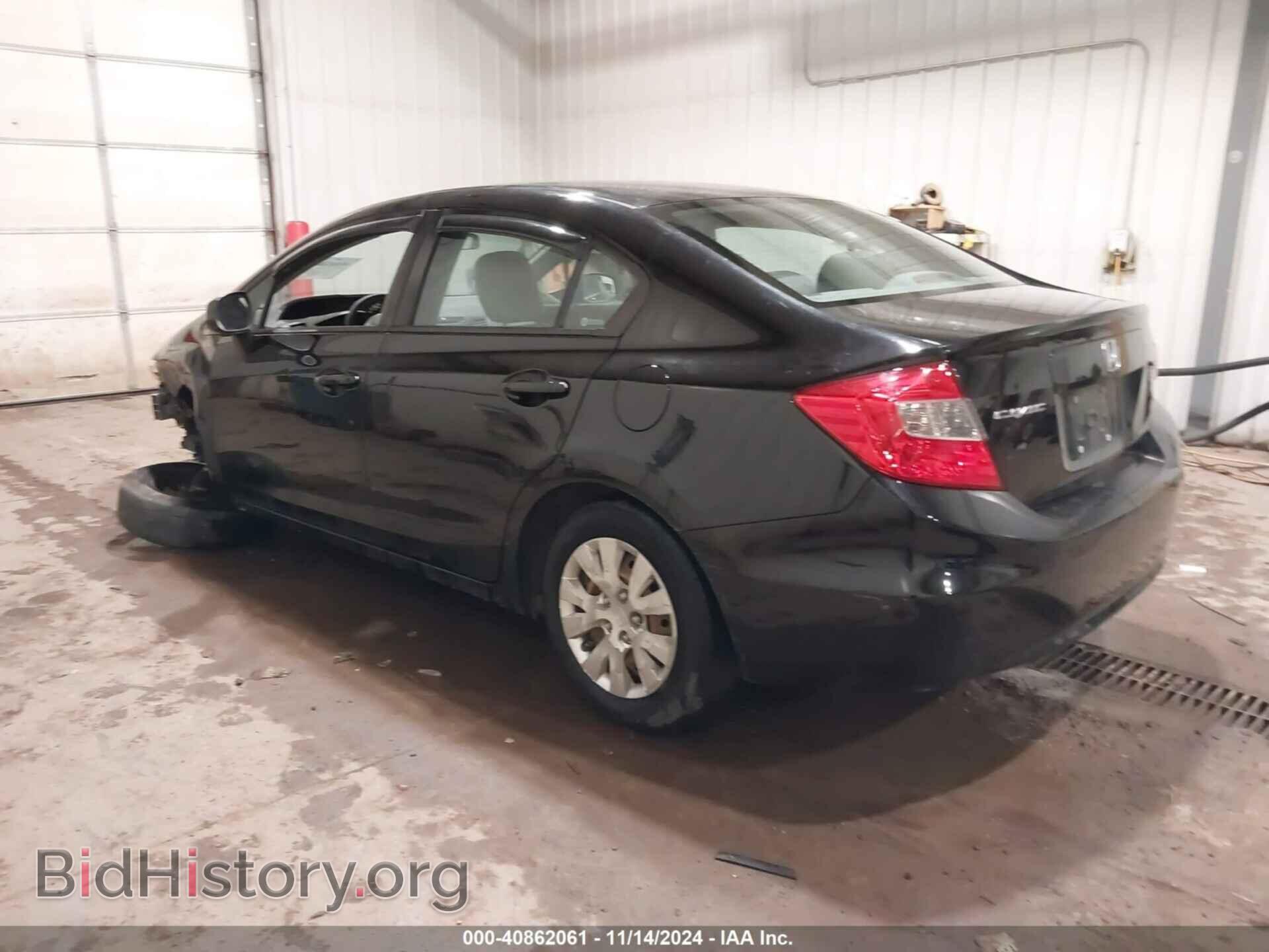 2012 HONDA CIVIC - VIN: 19XFB2F5XCE076257 - Фото 3