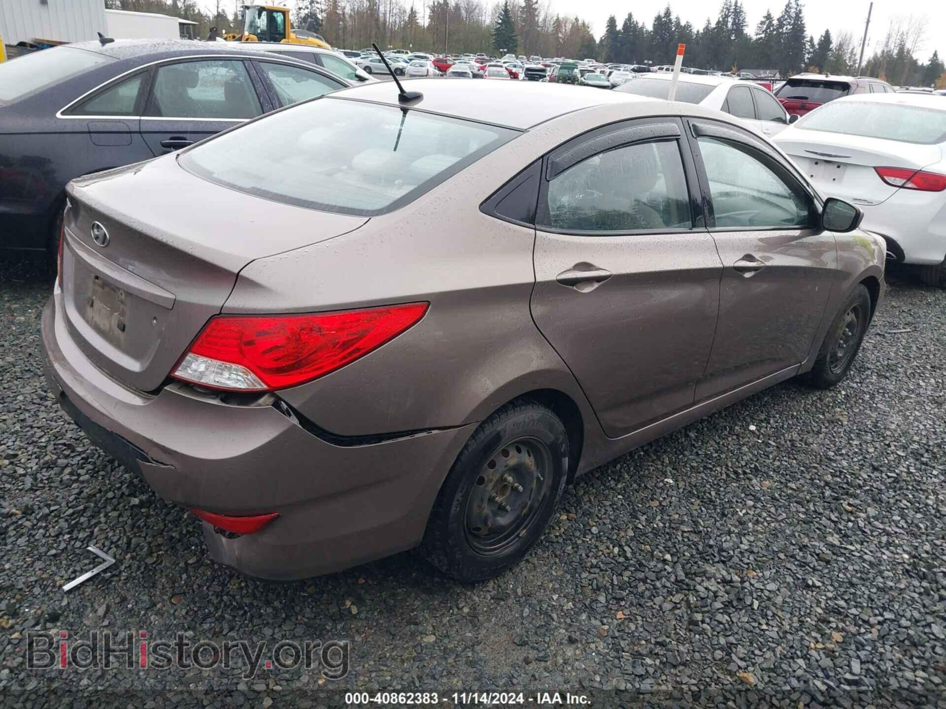 2014 HYUNDAI ACCENT - VIN: KMHCT4AE3EU653309 - Фото 4