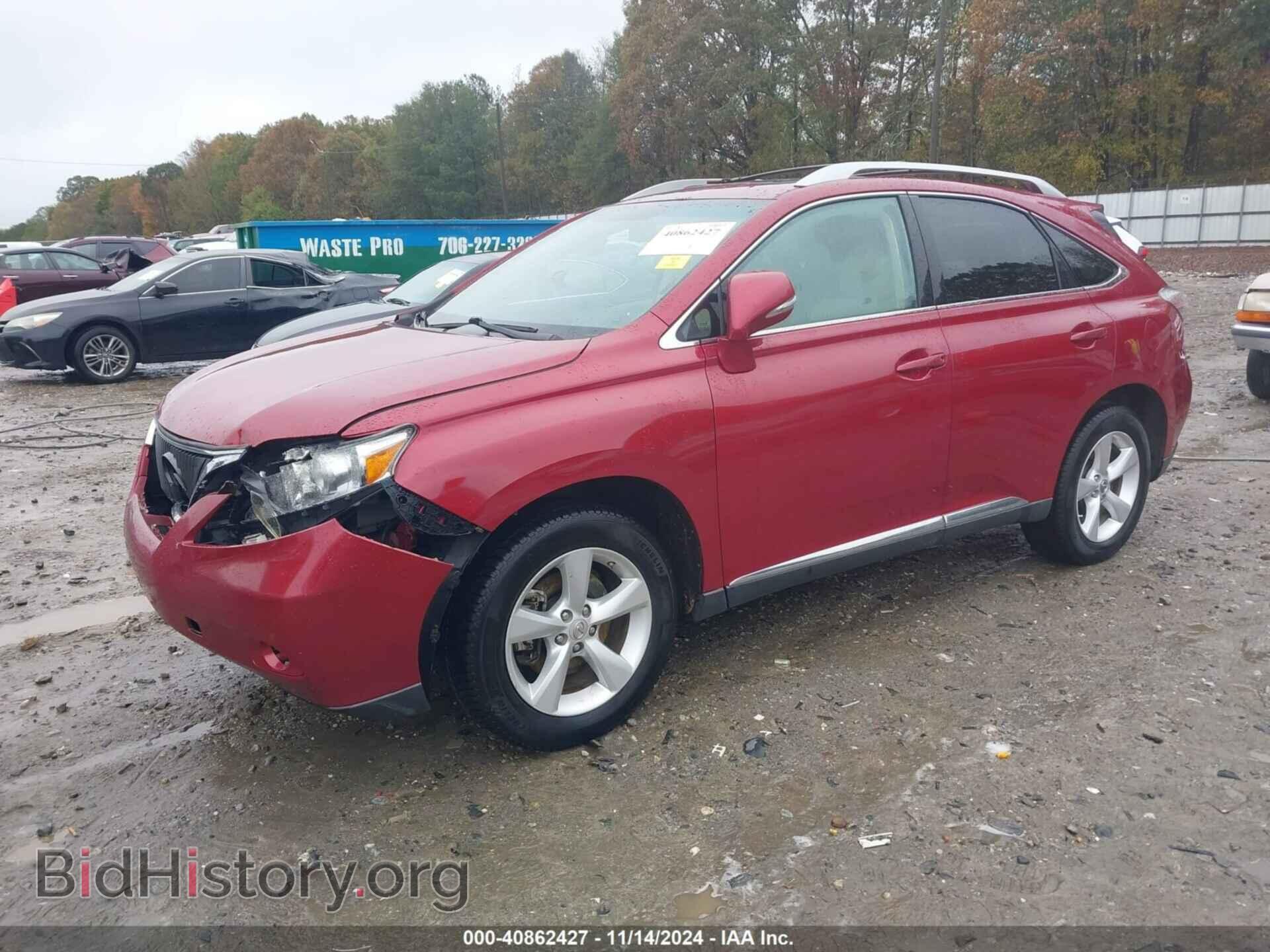 2011 LEXUS RX 350 - VIN: 2T2ZK1BA1BC044509 - Фото 2