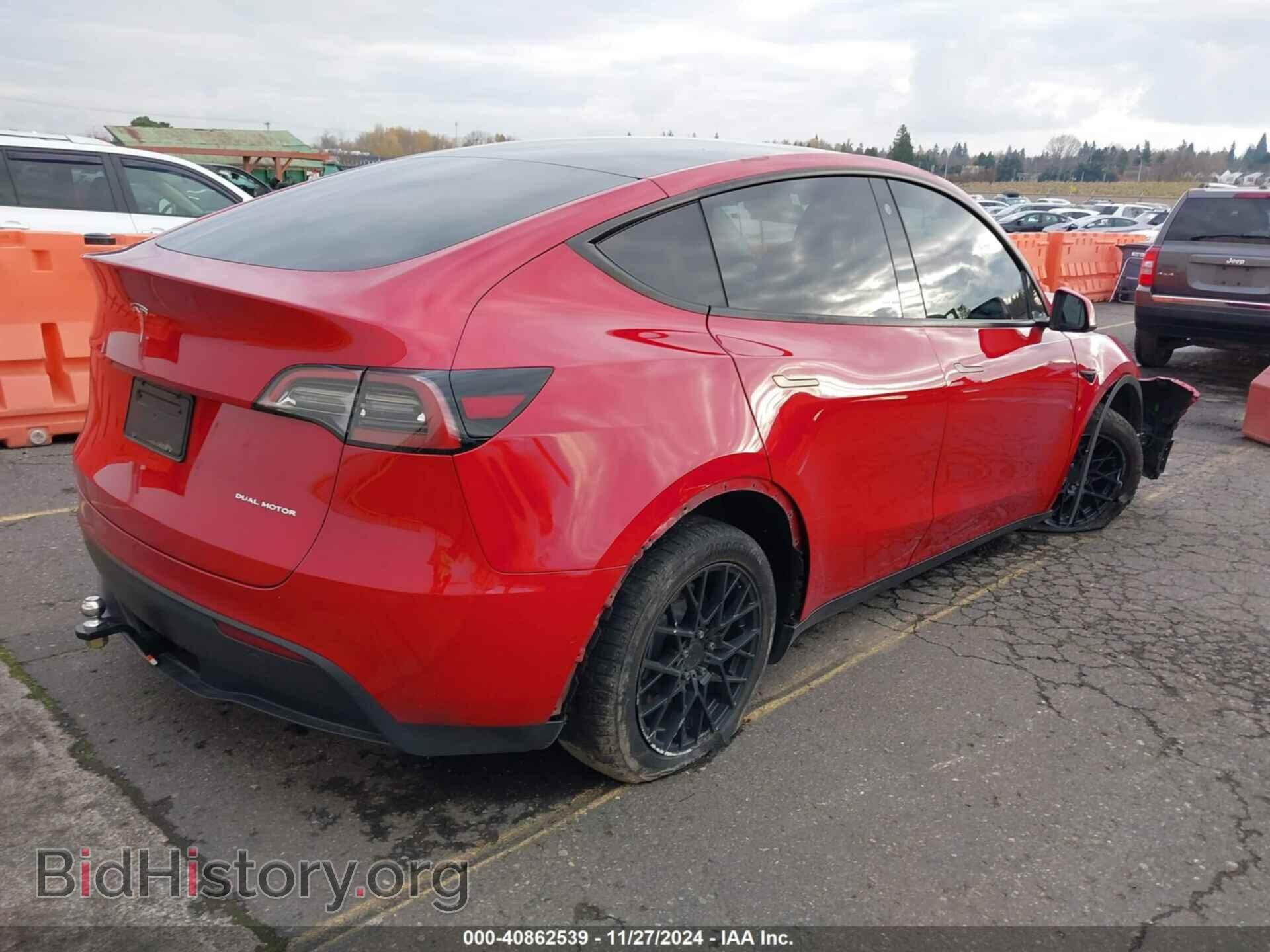 2021 TESLA MODEL Y - VIN: 5YJYGAEE4MF200475 - Фото 4