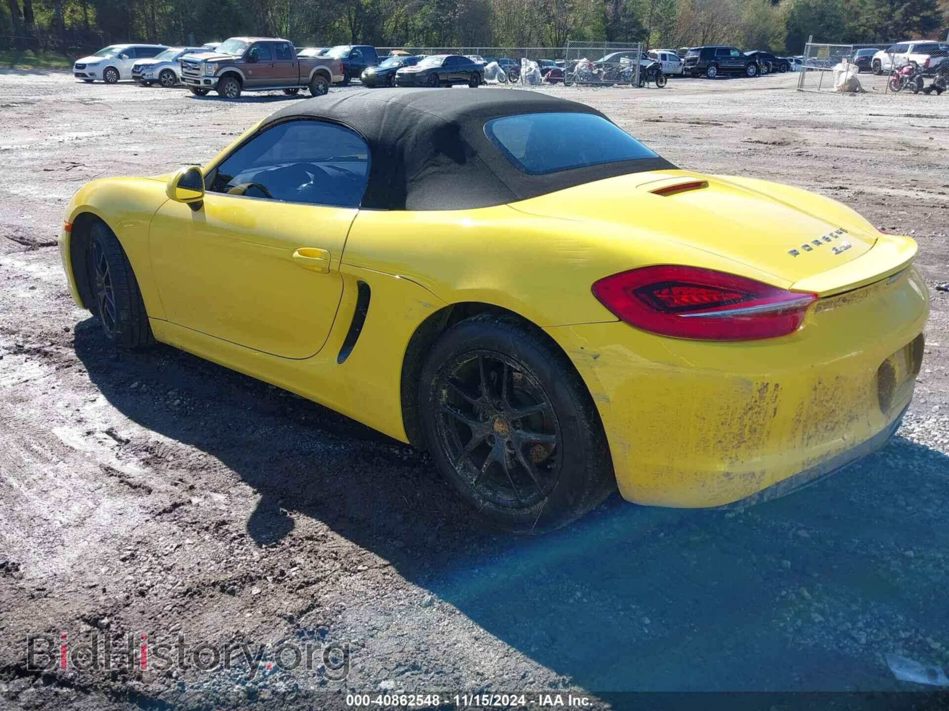 2015 PORSCHE BOXSTER - VIN: WP0CA2A82FS120843 - Фото 3
