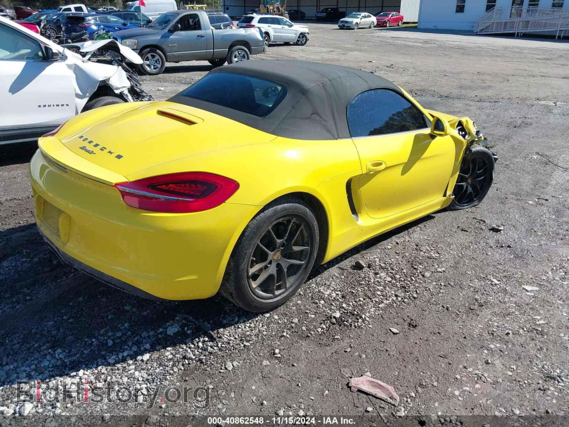 2015 PORSCHE BOXSTER - VIN: WP0CA2A82FS120843 - Фото 4