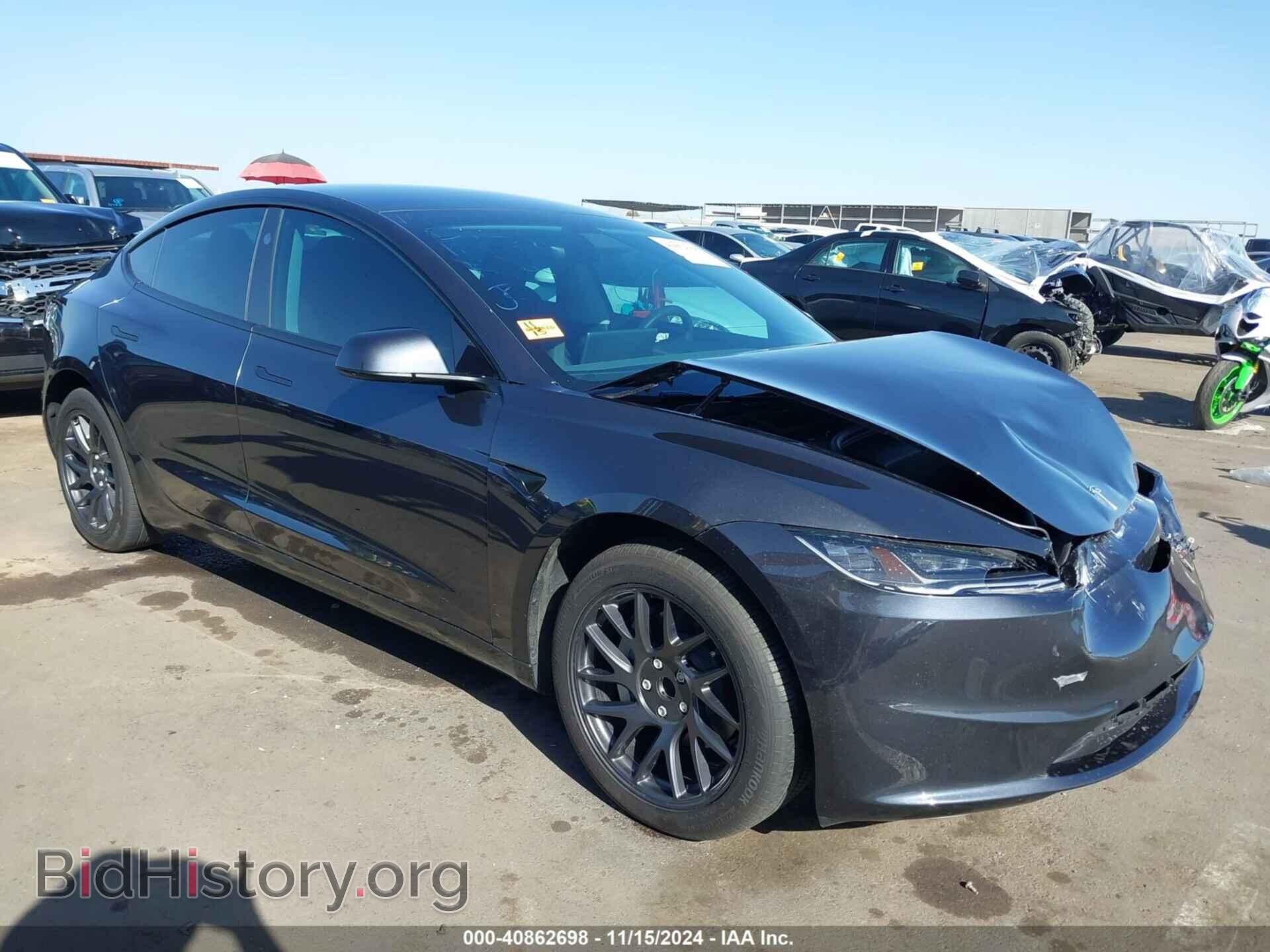 Photo 5YJ3E1EA6RF727891 - TESLA MODEL 3 2024