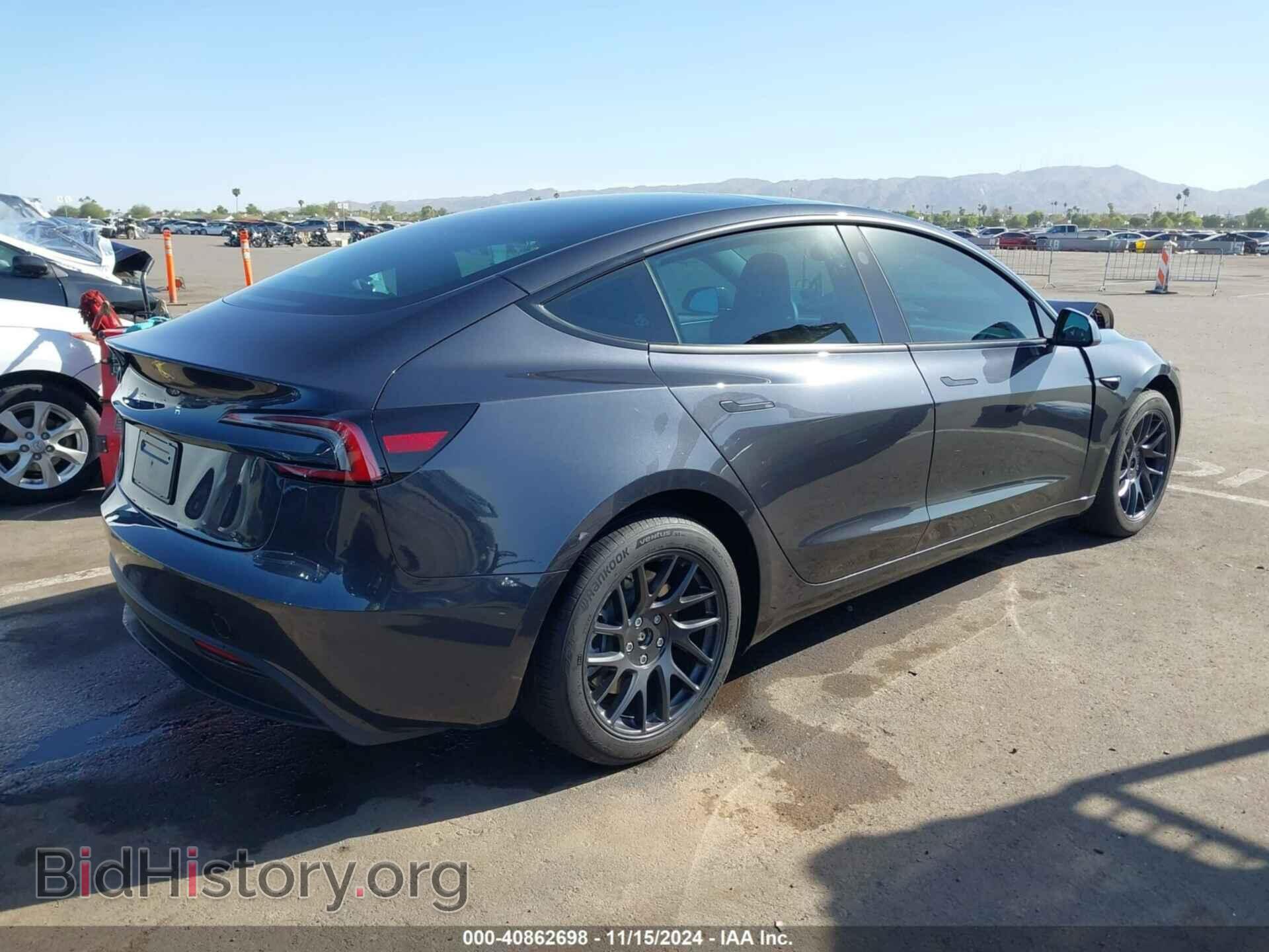 2024 TESLA MODEL 3 - VIN: 5YJ3E1EA6RF727891 - Фото 4