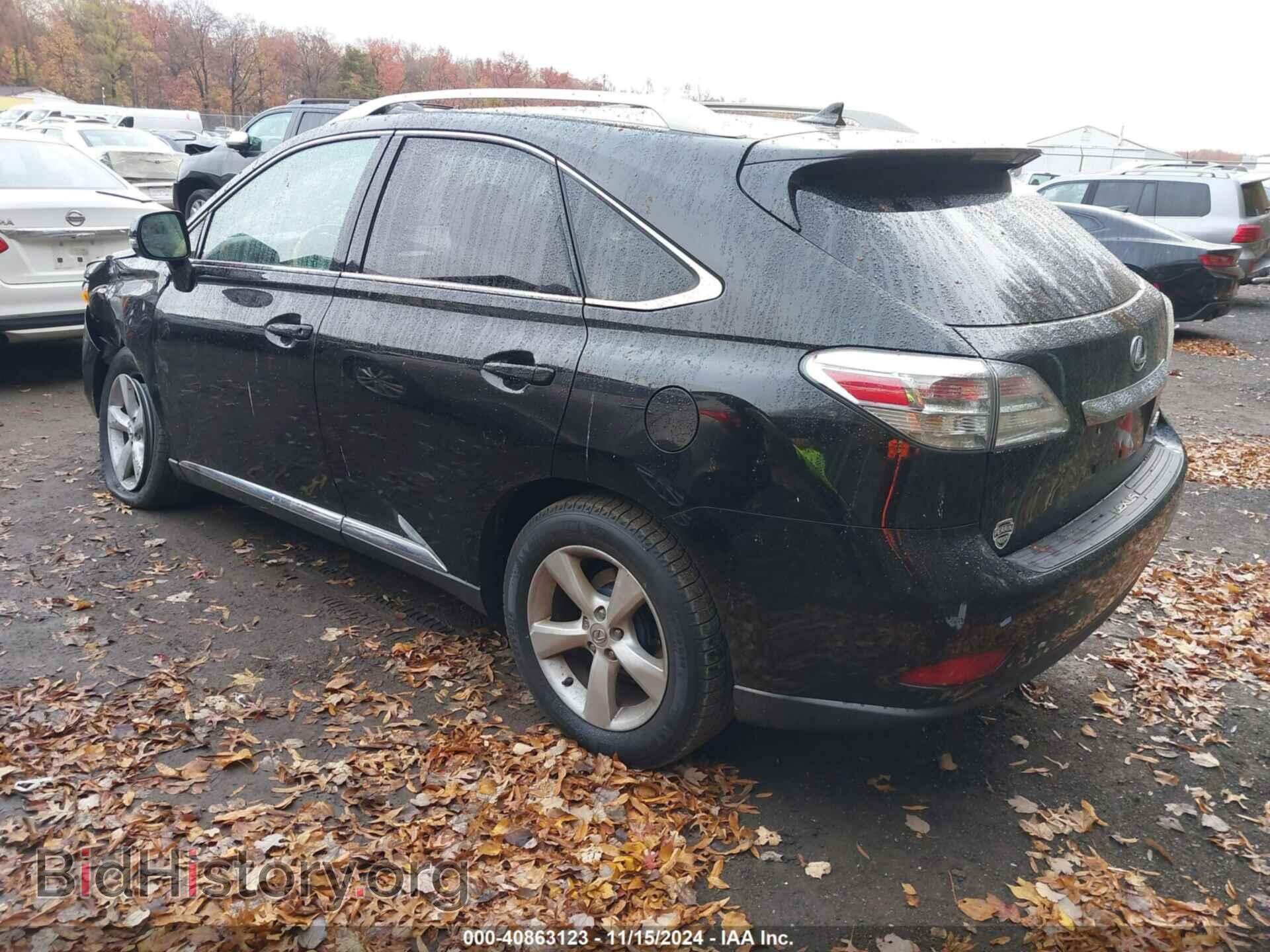 2012 LEXUS RX 350 - VIN: 2T2BK1BA2CC131709 - Фото 3