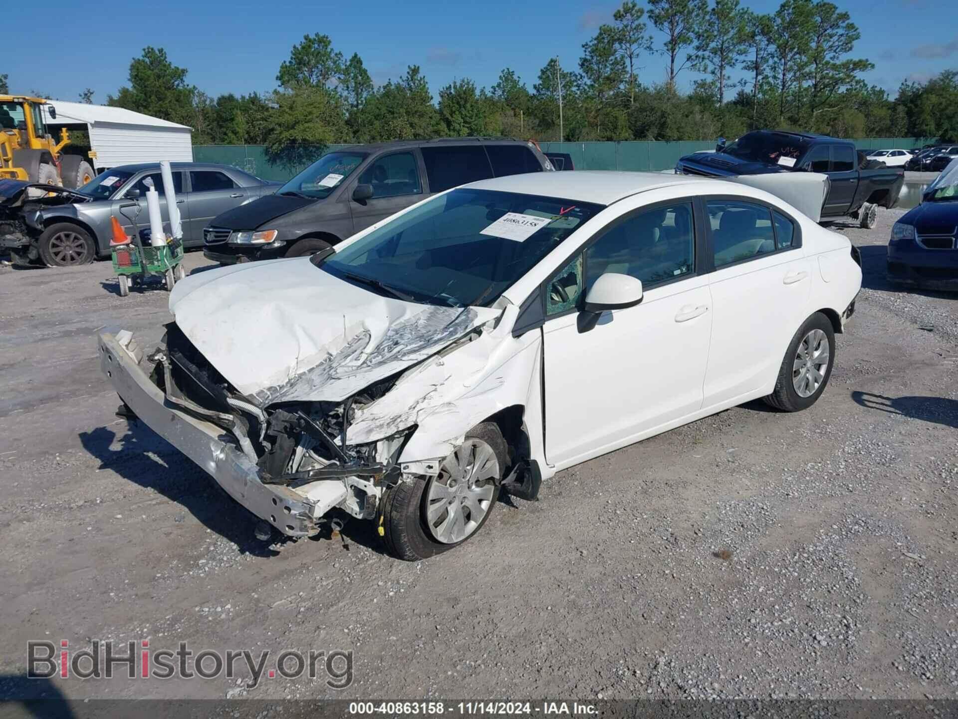 2012 HONDA CIVIC - VIN: 19XFB2F57CE071713 - Фото 2
