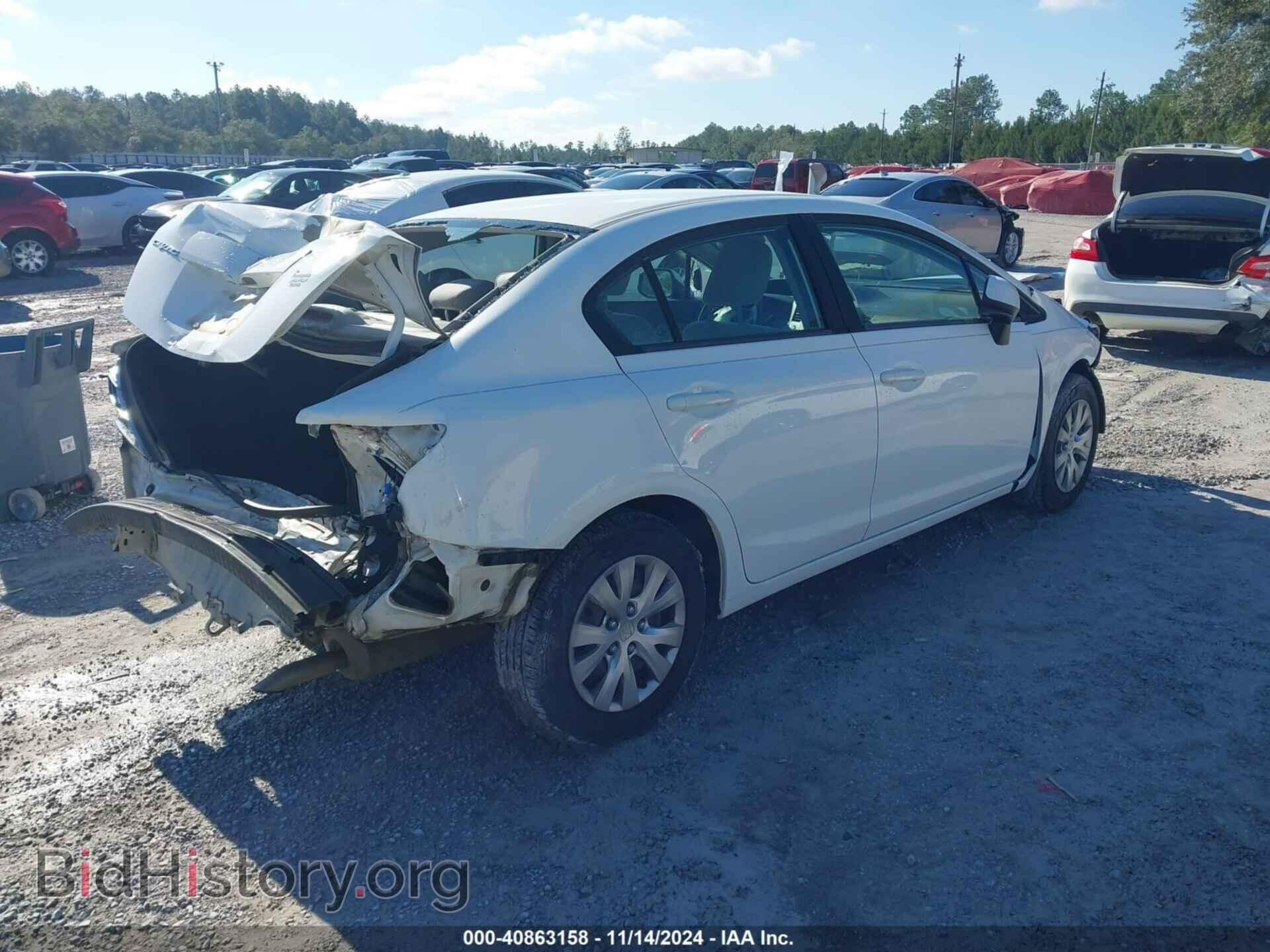 2012 HONDA CIVIC - VIN: 19XFB2F57CE071713 - Фото 4