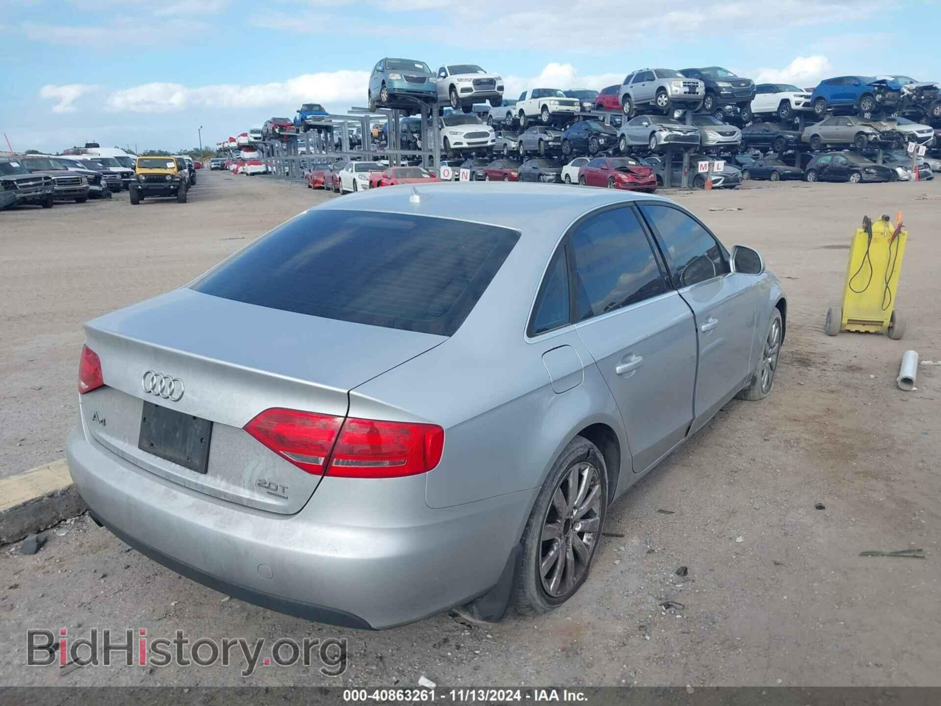 2009 AUDI A4 - VIN: WAUSF78K99N037437 - Фото 4