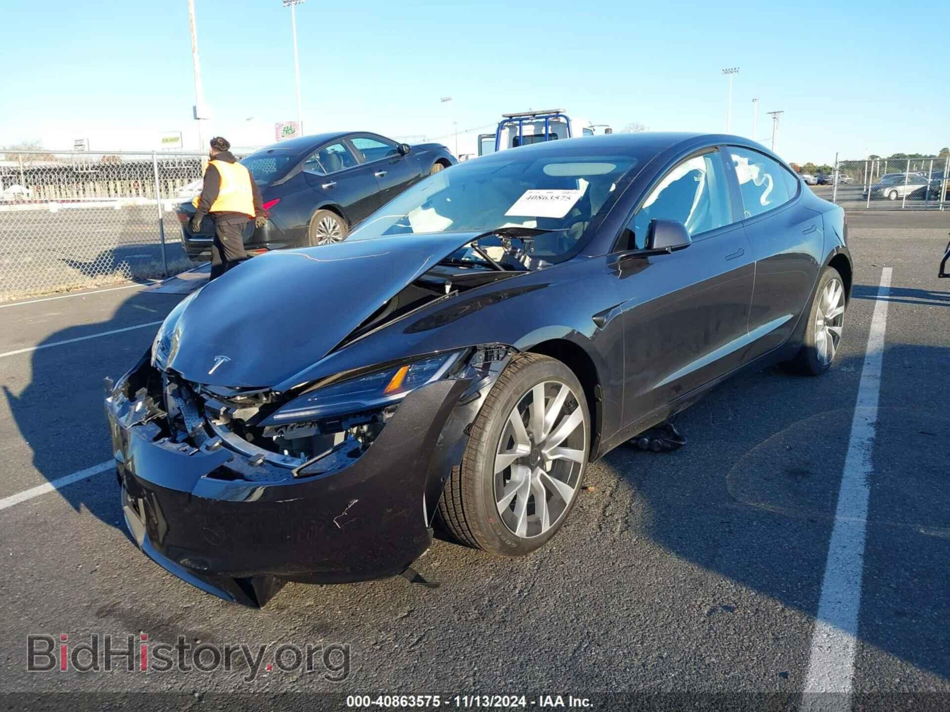 2024 TESLA MODEL 3 - VIN: 5YJ3E1EA7RF853483 - Фото 2