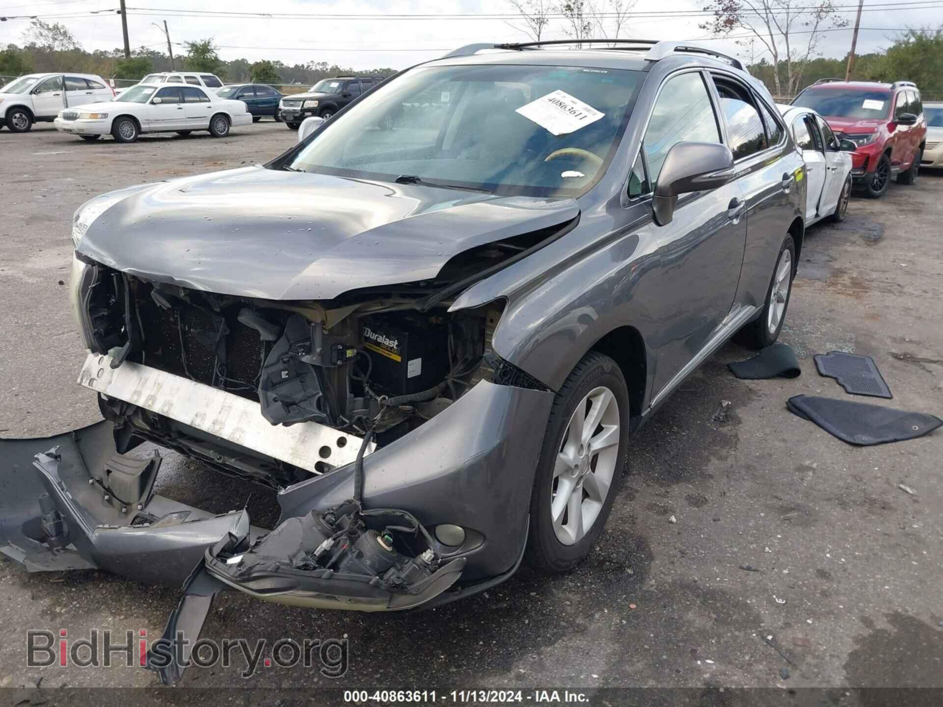 2012 LEXUS RX 350 - VIN: 2T2BK1BA8CC140768 - Фото 2