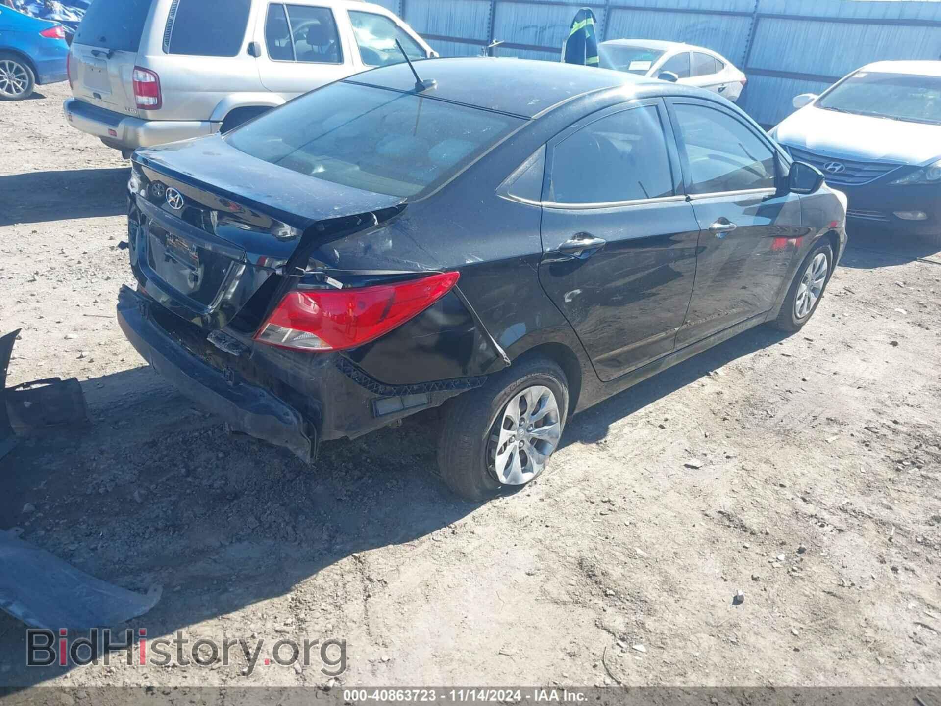 2016 HYUNDAI ACCENT - VIN: KMHCT4AE7GU123461 - Фото 4