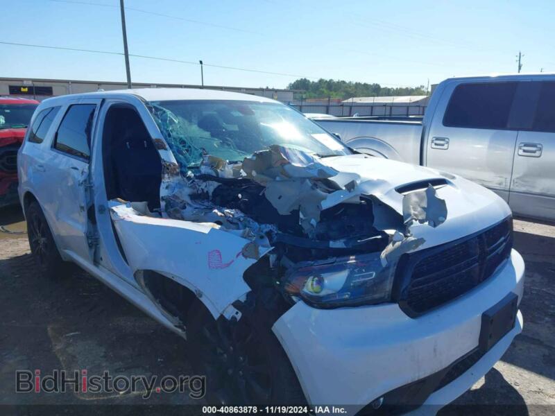 2018 Dodge DURANGO GT RWD (VIN 1C4RDHDG7JC384926) — фото 1 из 16, IAAI, повреждение: передняя часть