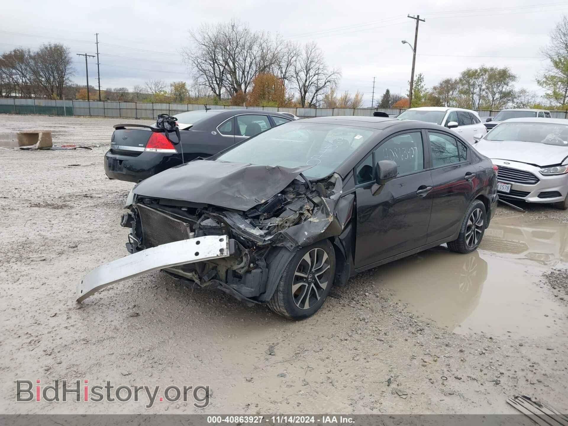 2013 HONDA CIVIC - VIN: 19XFB2F83DE074569 - Фото 2