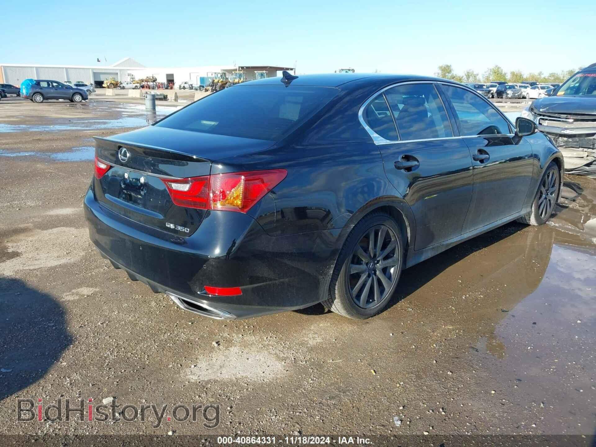 2014 LEXUS GS 350 - VIN: JTHBE1BL4E5034846 - Фото 4
