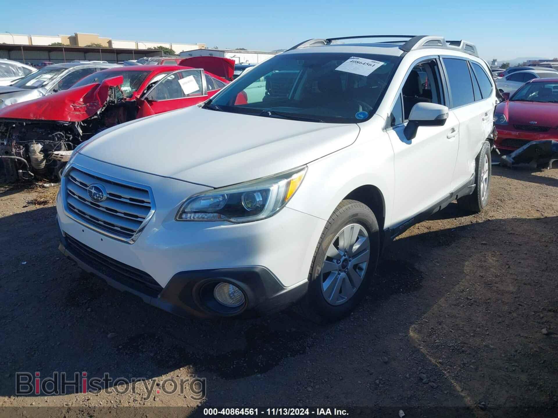 2016 SUBARU OUTBACK - VIN: 4S4BSAHC8G3321697 - Фото 2