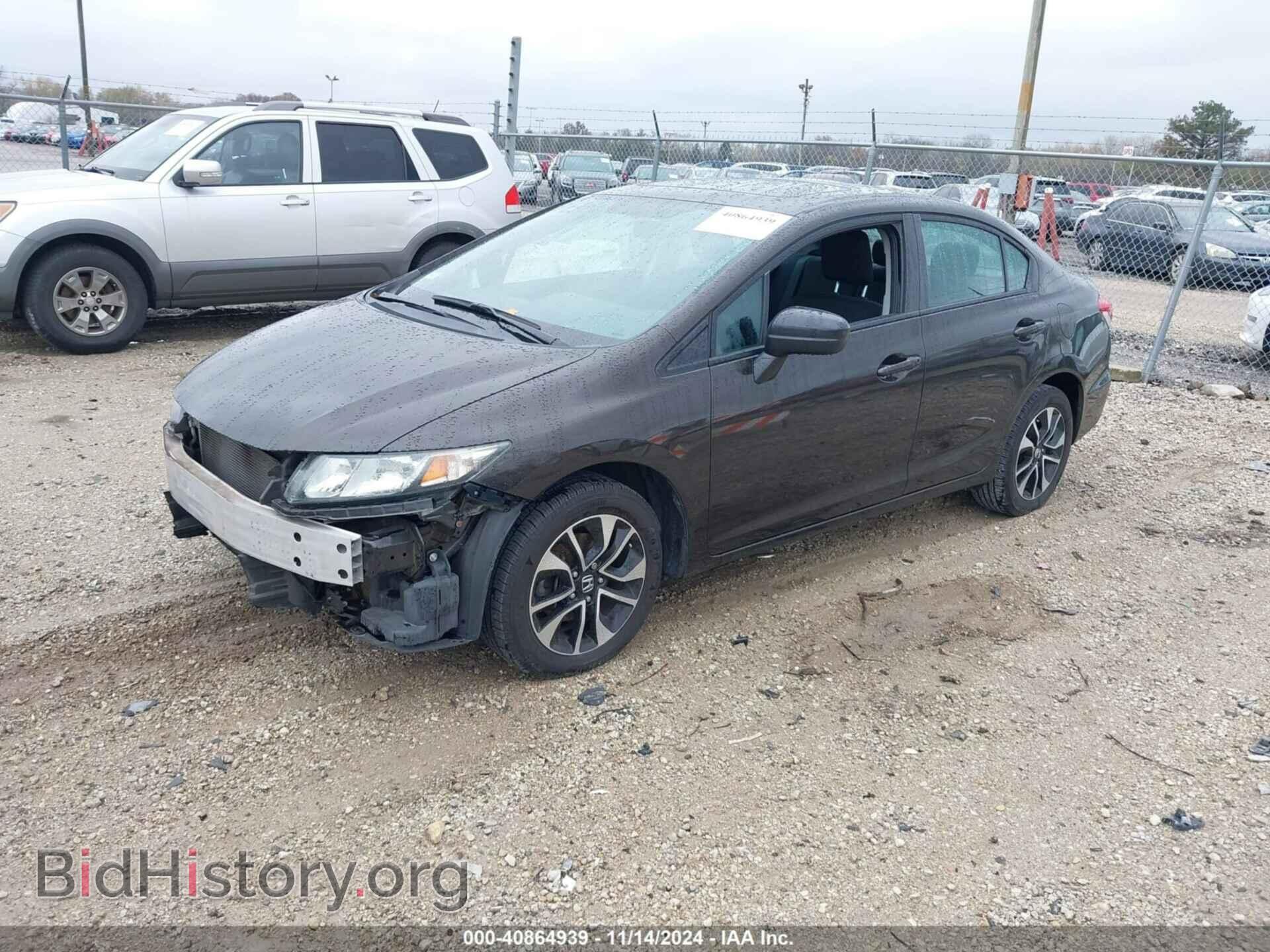 2014 HONDA CIVIC - VIN: 2HGFB2F8XEH555622 - Фото 2