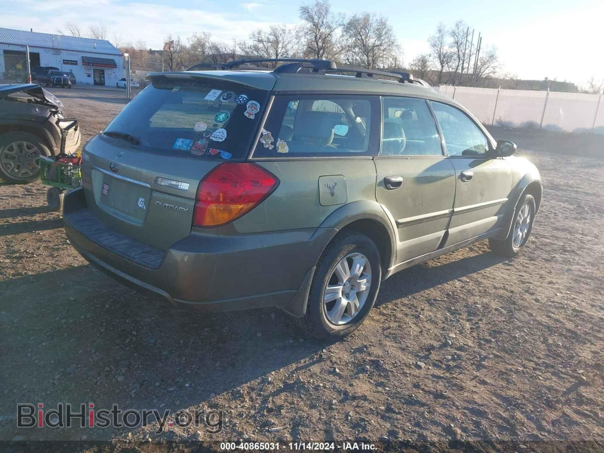 2005 SUBARU OUTBACK - VIN: 4S4BP61C857367951 - Фото 4