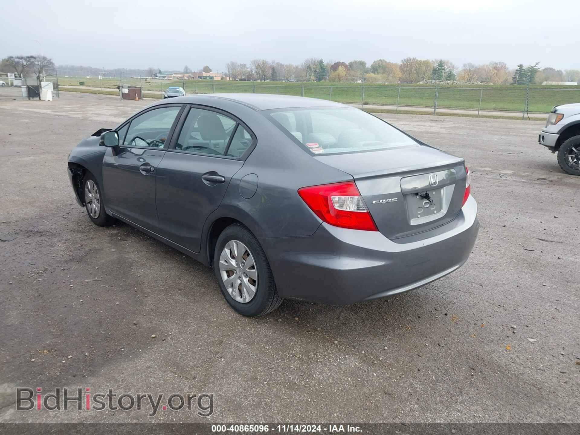 2012 HONDA CIVIC - VIN: 19XFB2F56CE061173 - Фото 3