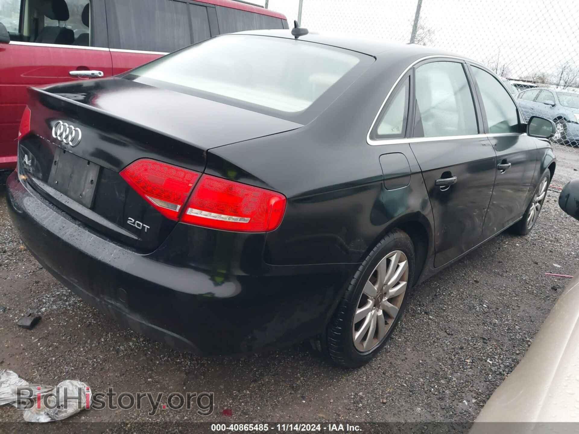 2010 AUDI A4 - VIN: WAUEFAFL4AN062370 - Фото 4