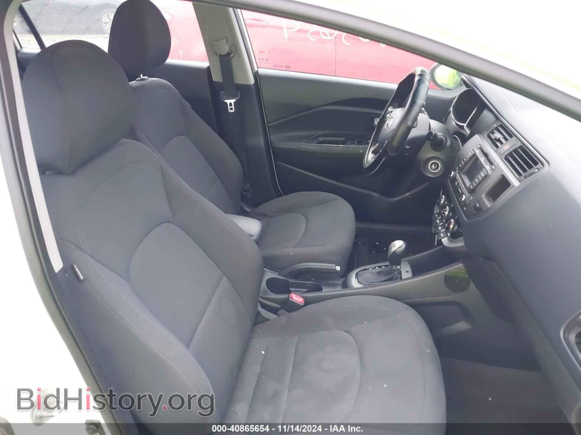 2012 KIA RIO - VIN: KNADN4A35C6063676 - Фото 5