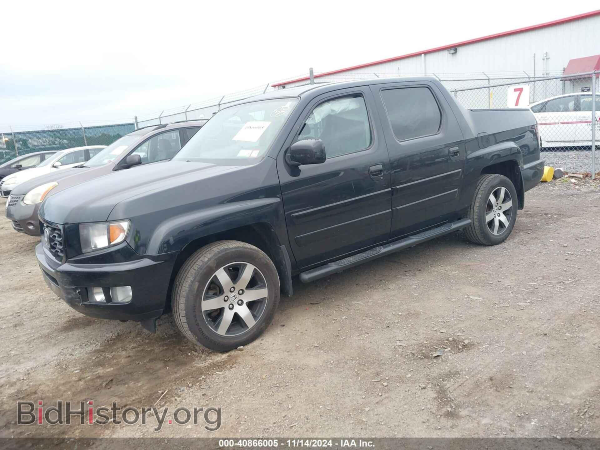 2014 HONDA RIDGELINE - VIN: 5FPYK1F62EB006364 - Фото 2