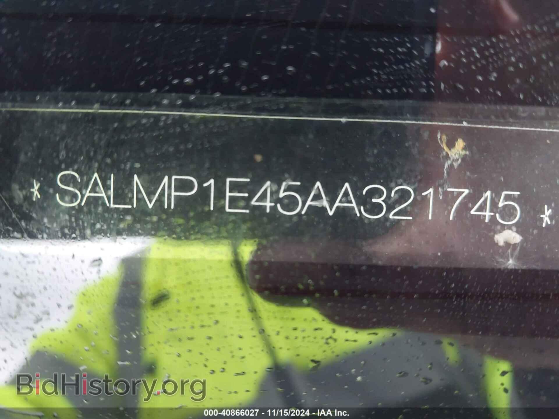 2010 LAND ROVER RANGE ROVER - VIN: SALMP1E45AA321745 - Фото 9