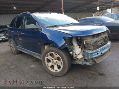 2012 Ford EDGE SE, blue — VIN 2FMDK3G93CBA63321, IAAI
