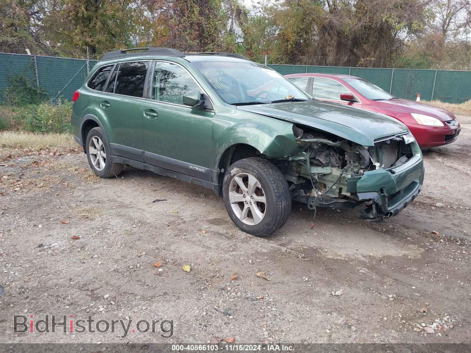 Photo 4S4BRBDC0E3267459 - SUBARU OUTBACK 2014