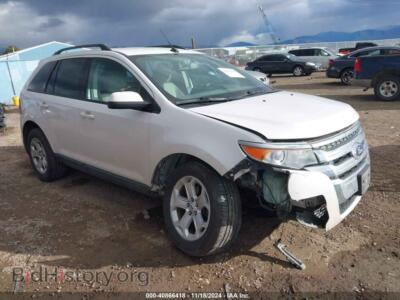 2014 Ford EDGE SEL, white — VIN 2FMDK4JCXEBA53849, IAAI