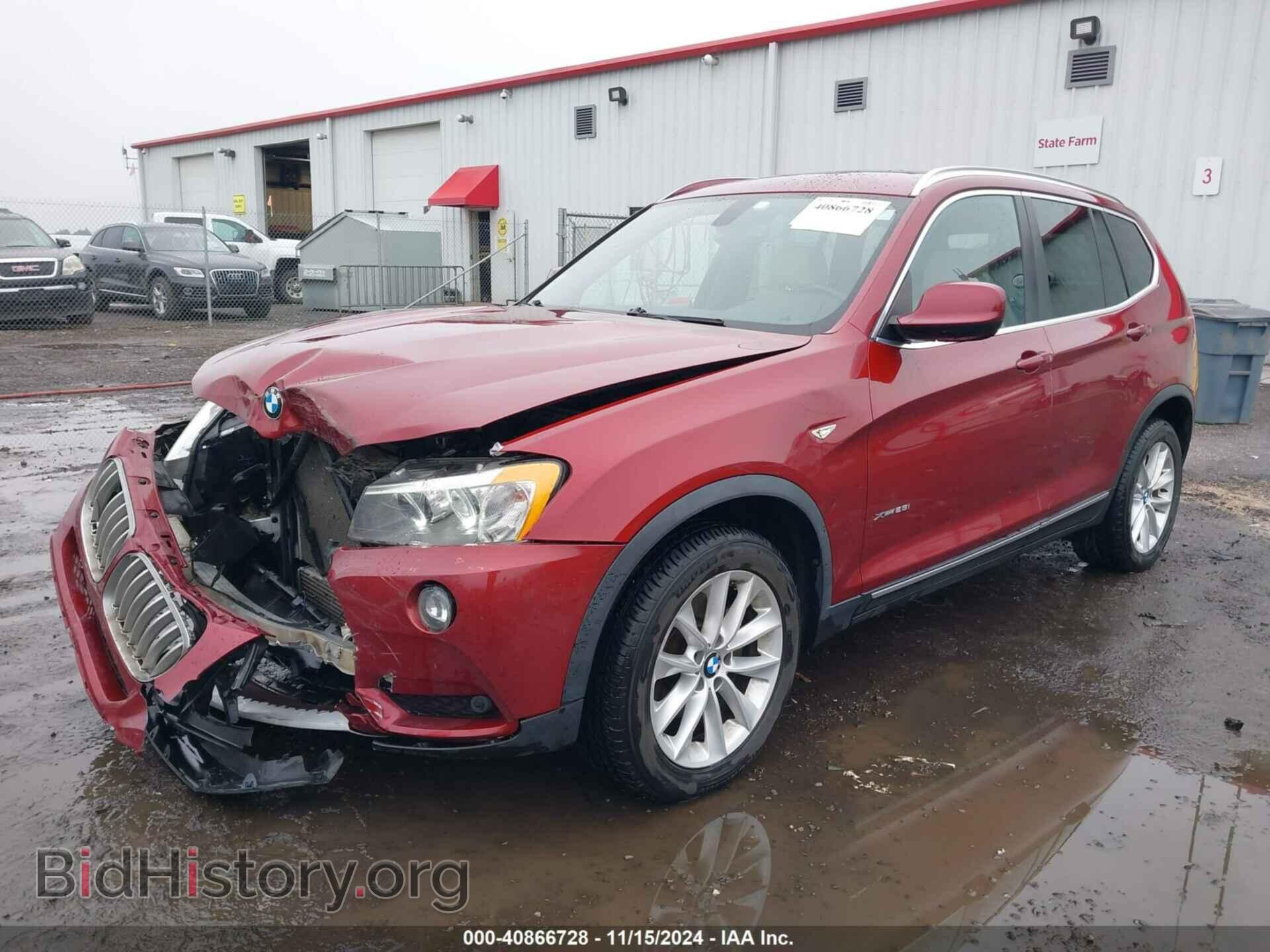 2013 BMW X3 - VIN: 5UXWX9C59D0A18828 - Фото 2