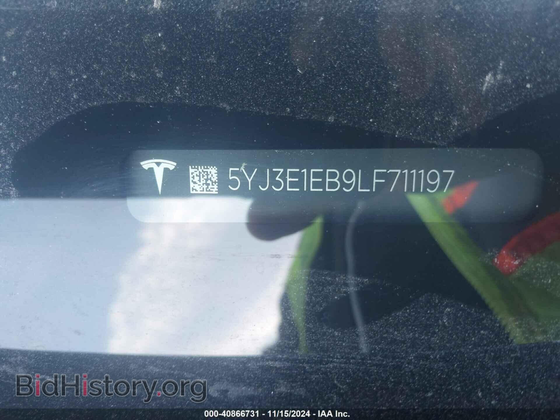2020 TESLA MODEL 3 - VIN: 5YJ3E1EB9LF711197 - Фото 9