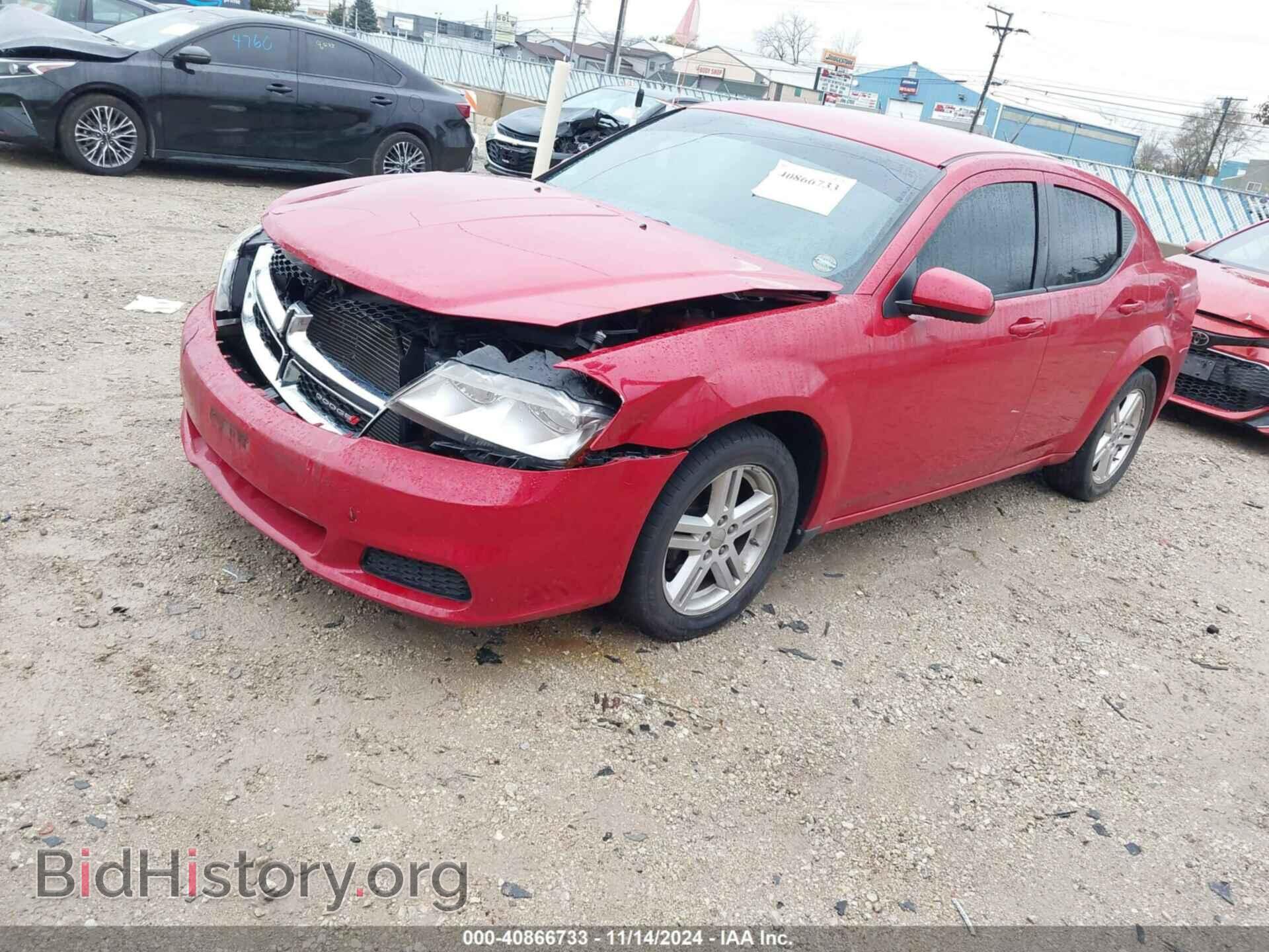 2011 DODGE AVENGER - VIN: 1B3BD1FB0BN531797 - Фото 2